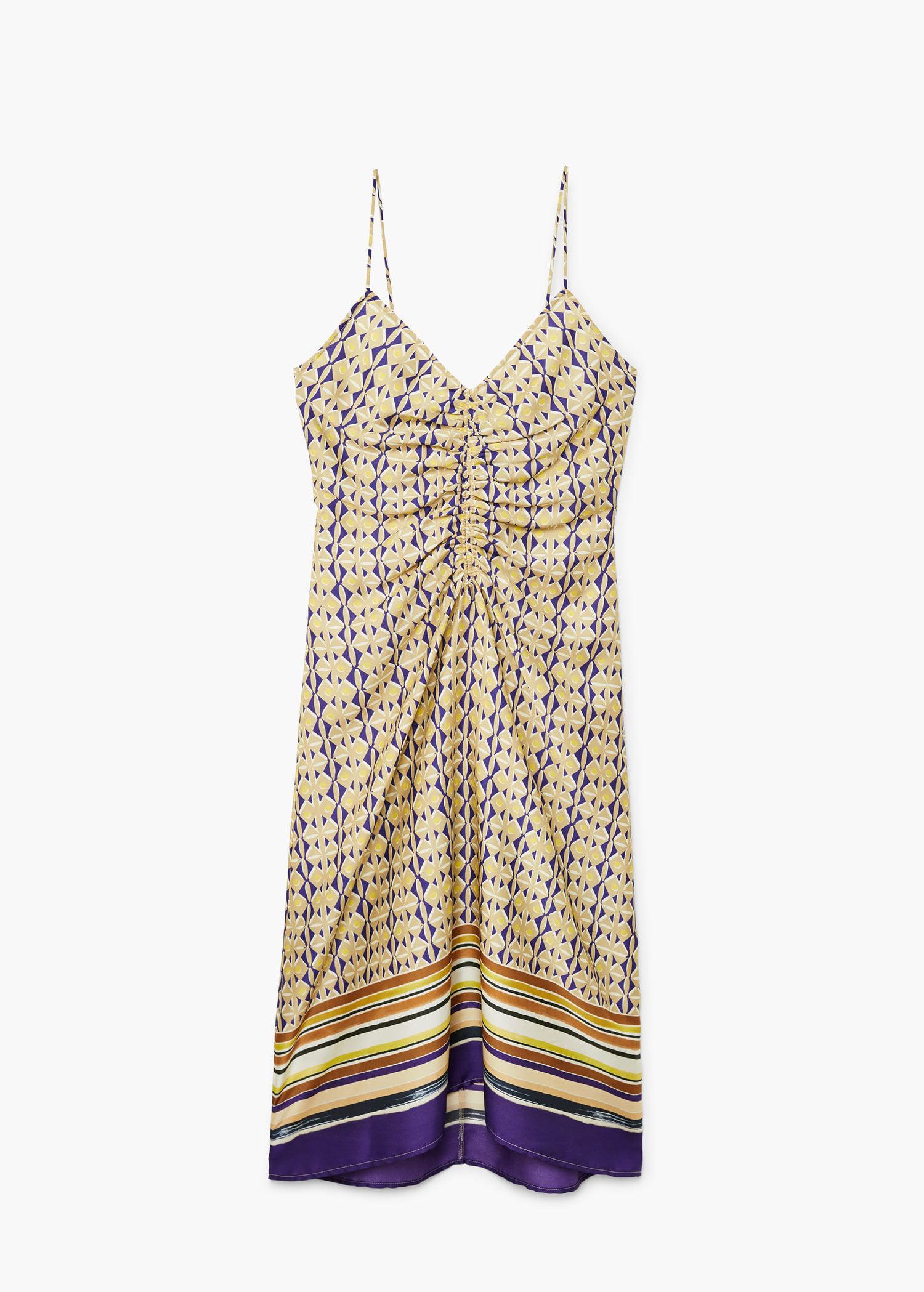 mango scarf print dress