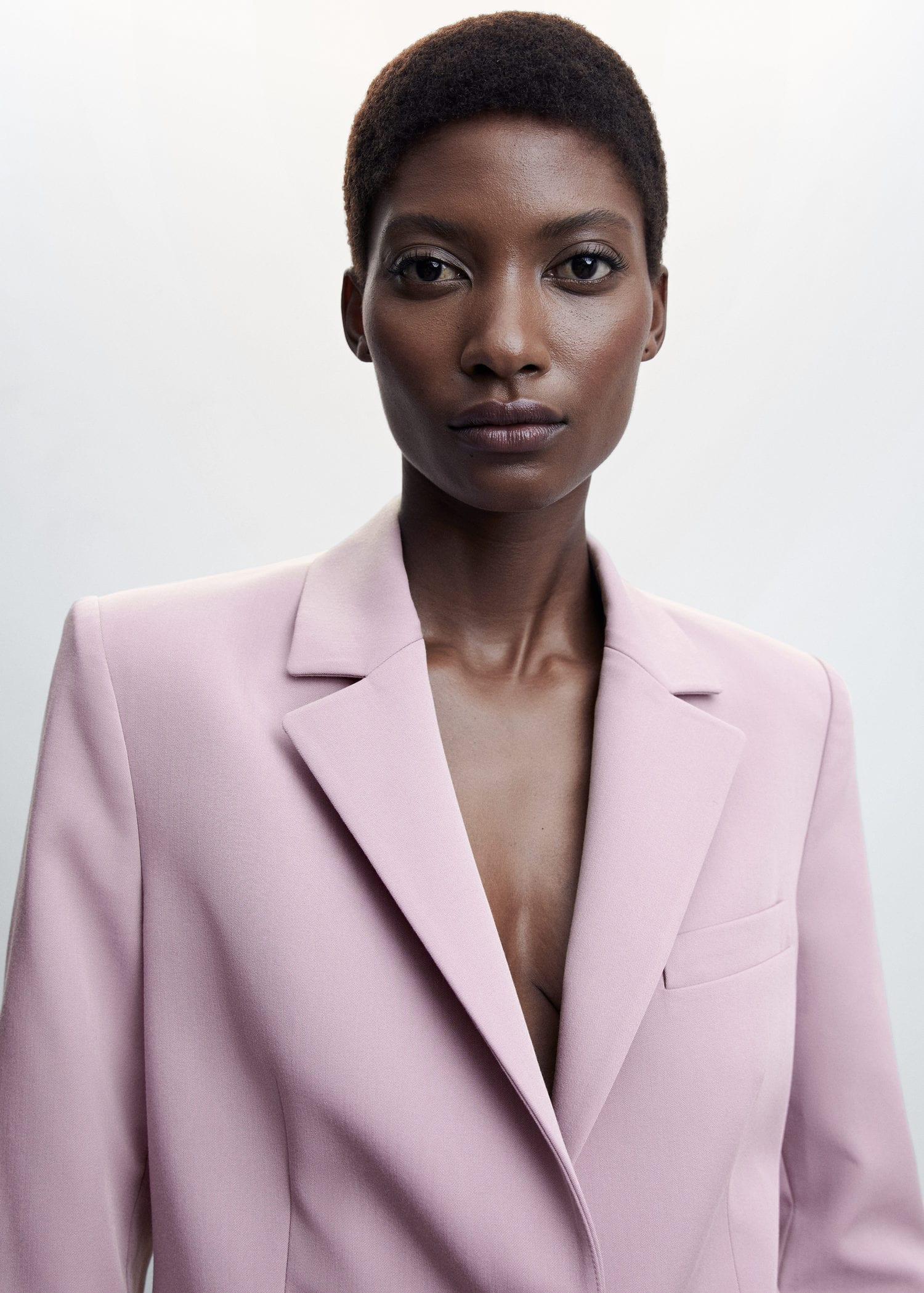 Mango Suit Jacket With Buttons Light/pastel in Purple Lyst UK