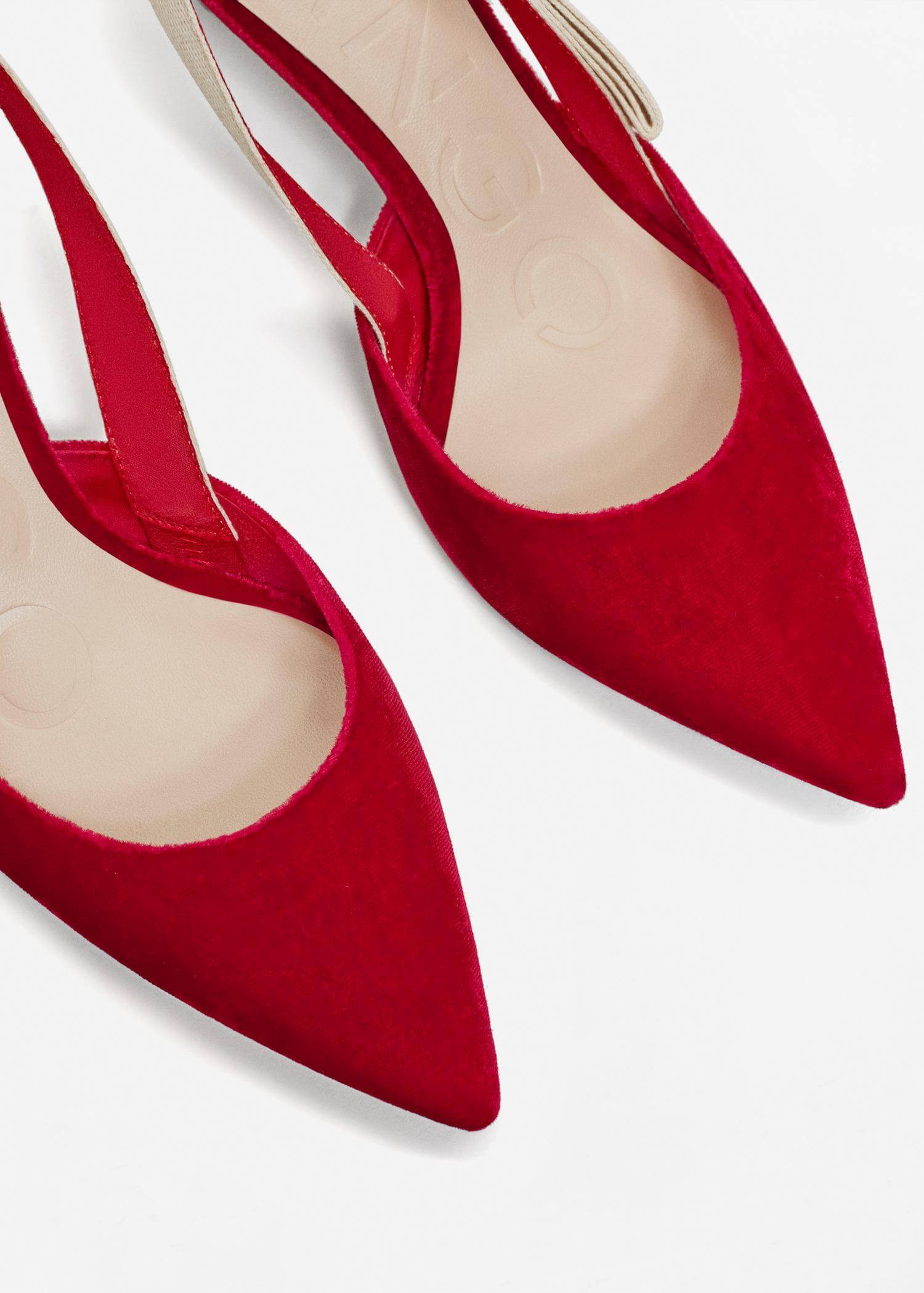 mango slingback heels