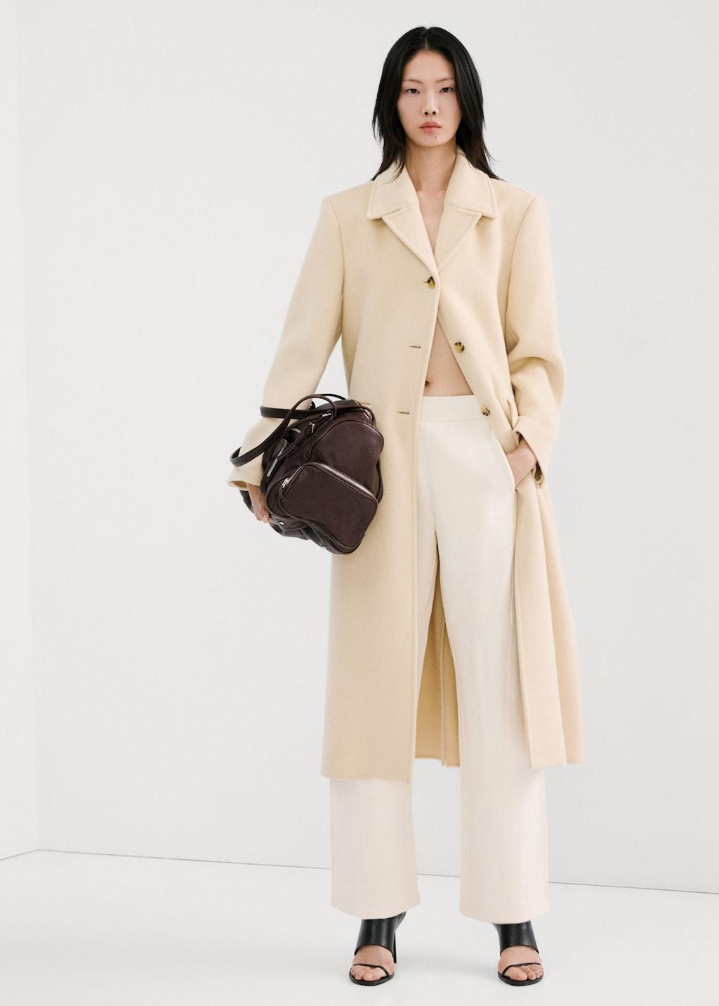 Pantacourt (Bermuda) Femme Mango - Taille 38, Couleur Beige, 98% Coton 2% élasthanne - Neuf Avec étiquettes