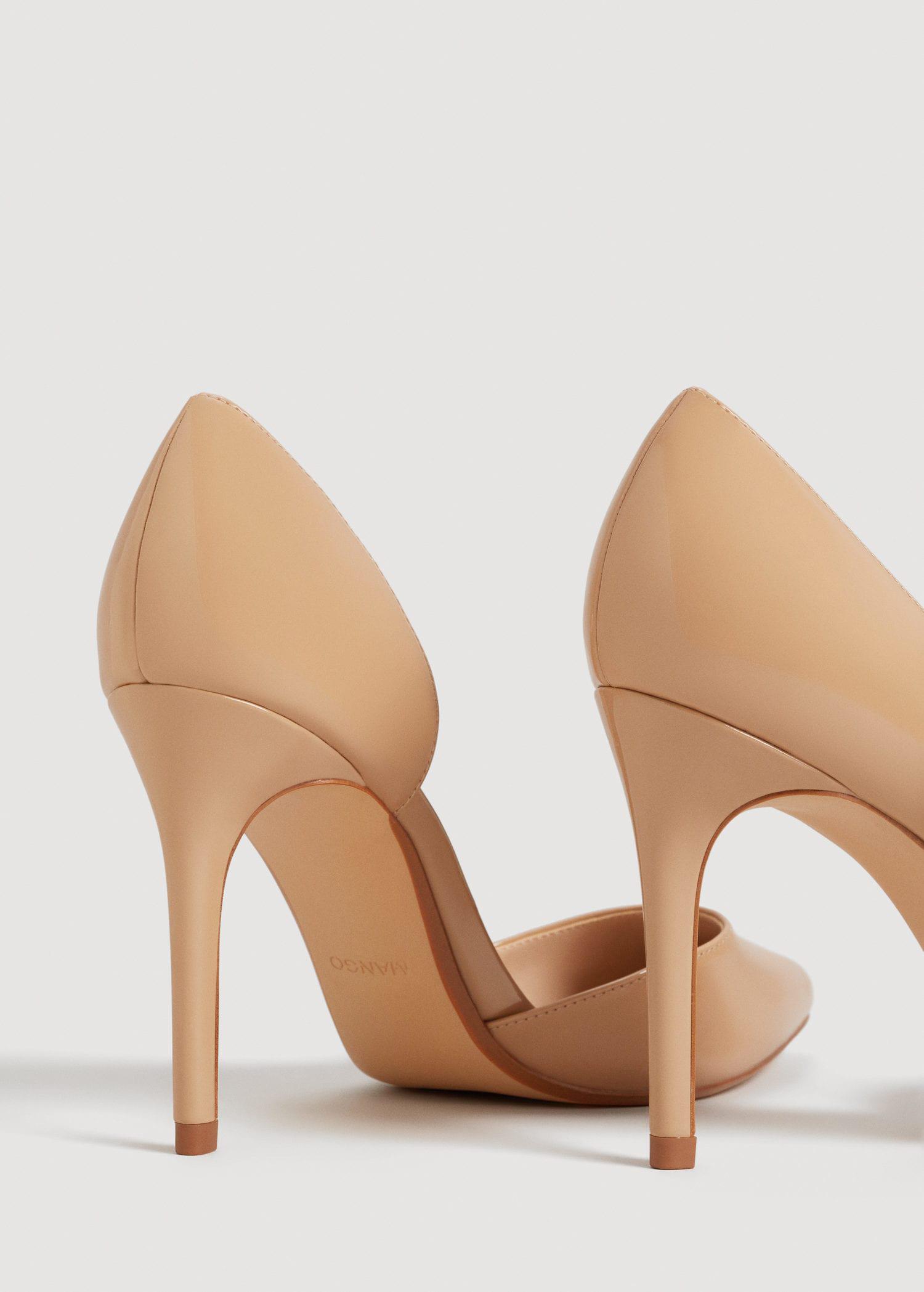 mango nude heels