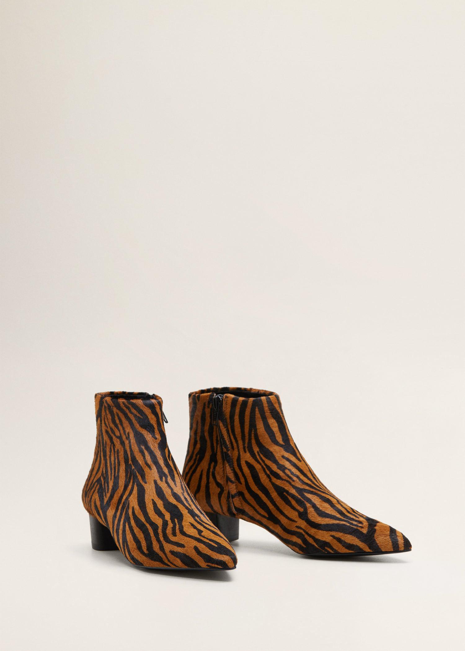 mango leopard print boots
