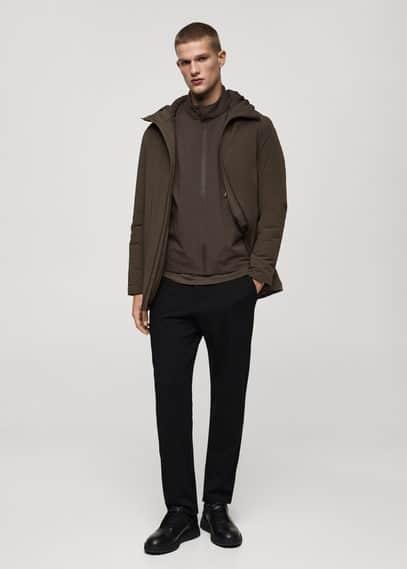 Mango man parka sale