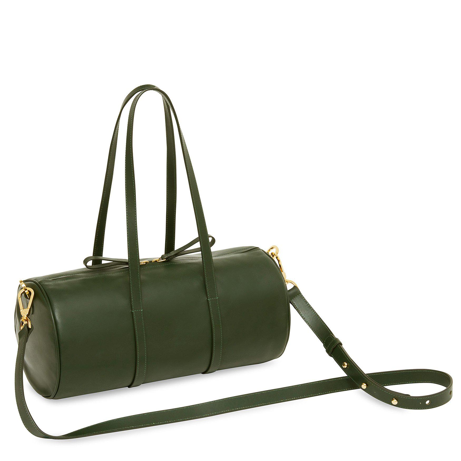 Mansur Gavriel Lamb Mini Duffle Bag - Moss in Green - Lyst