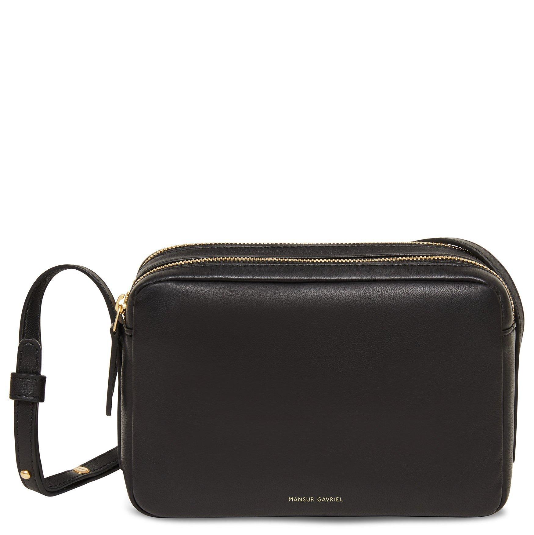 mansur gavriel double zip crossbody bolsa