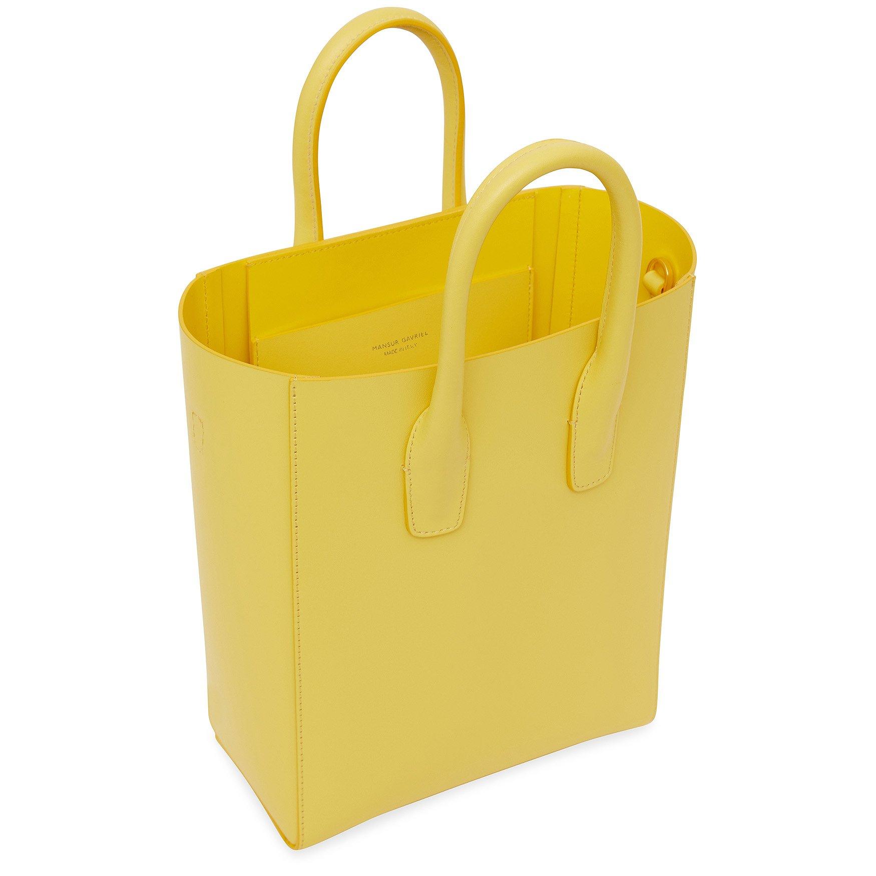 mansur gavriel yellow bag