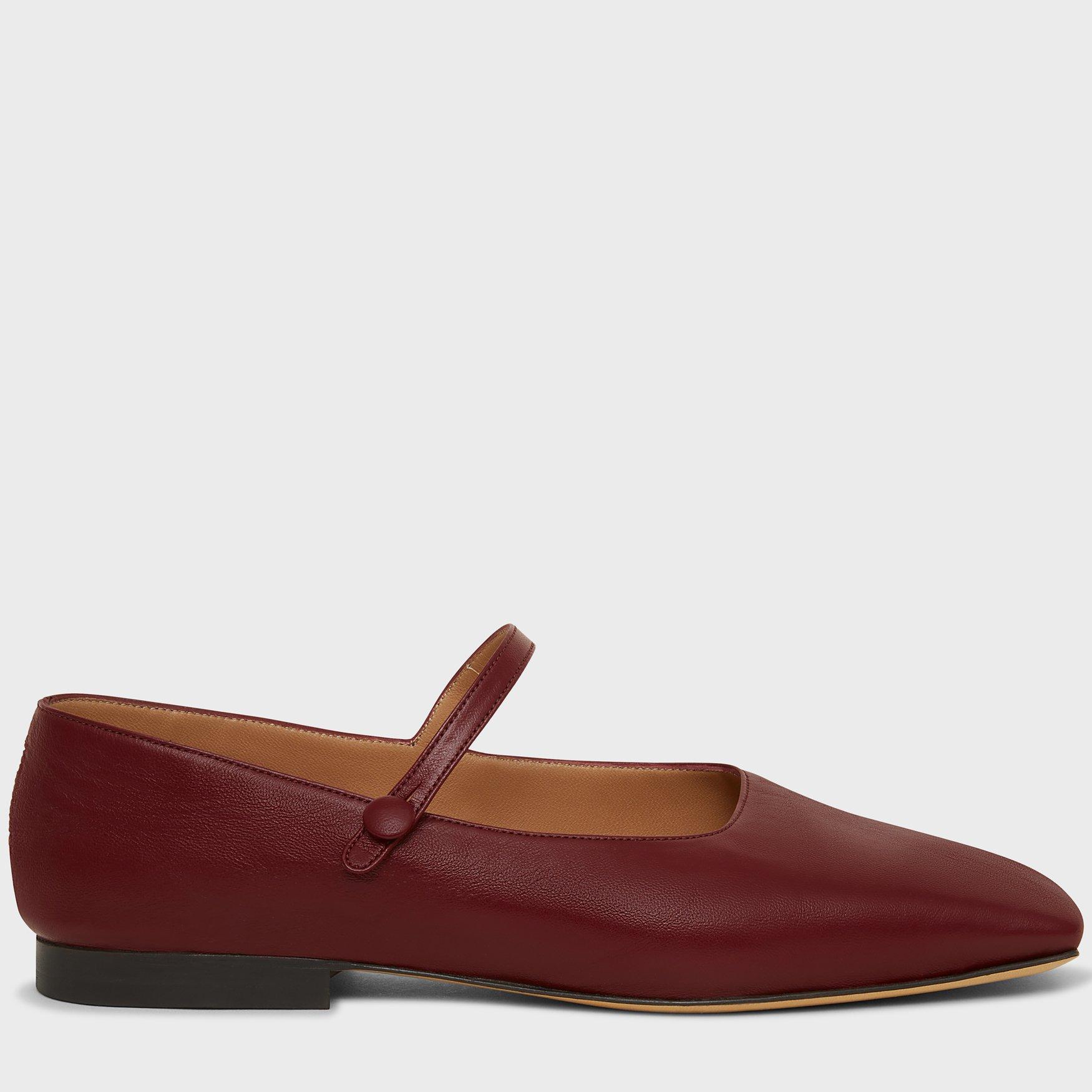 Mansur Gavriel Square Toe Mary Jane in Red | Lyst