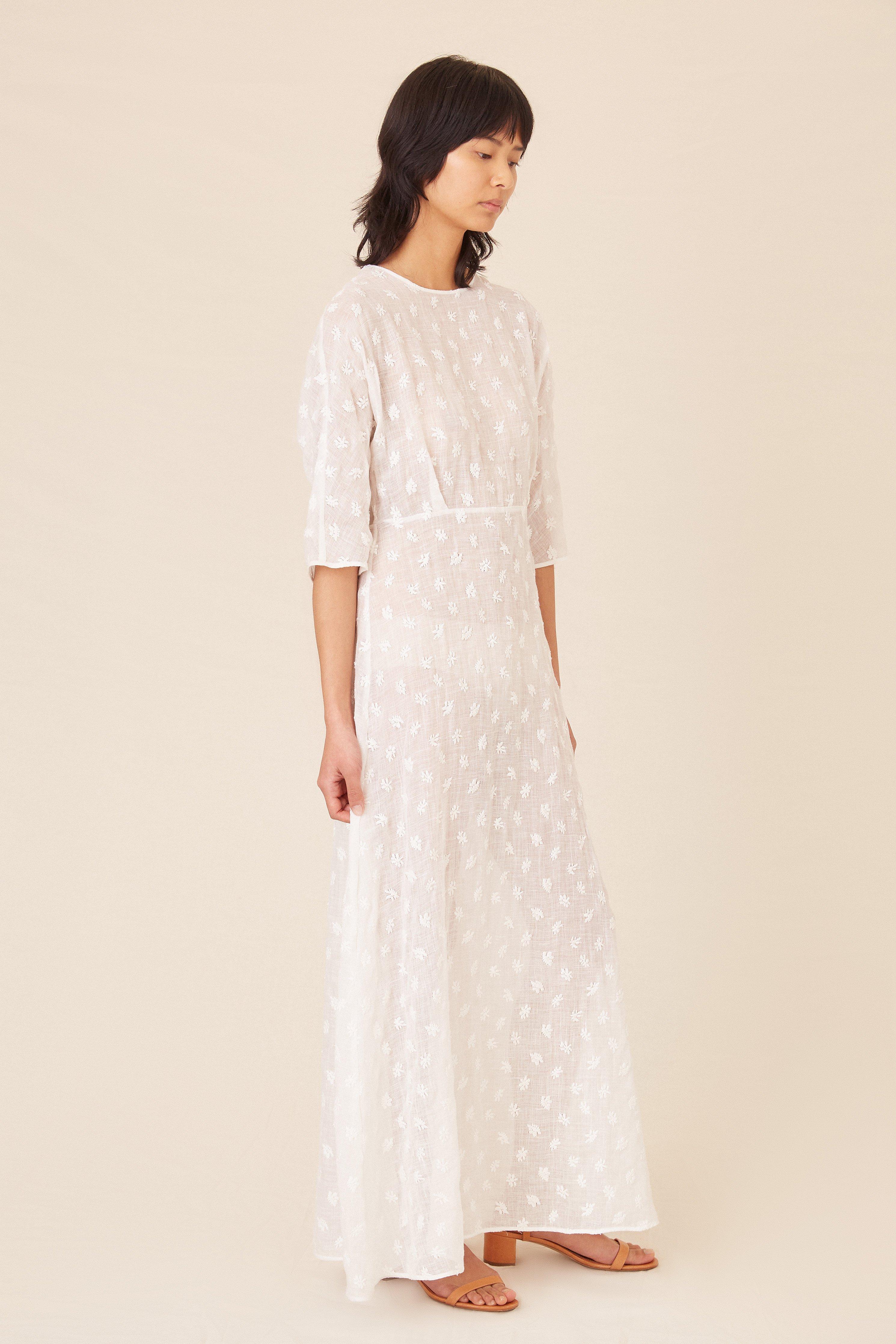 mansur gavriel linen dress