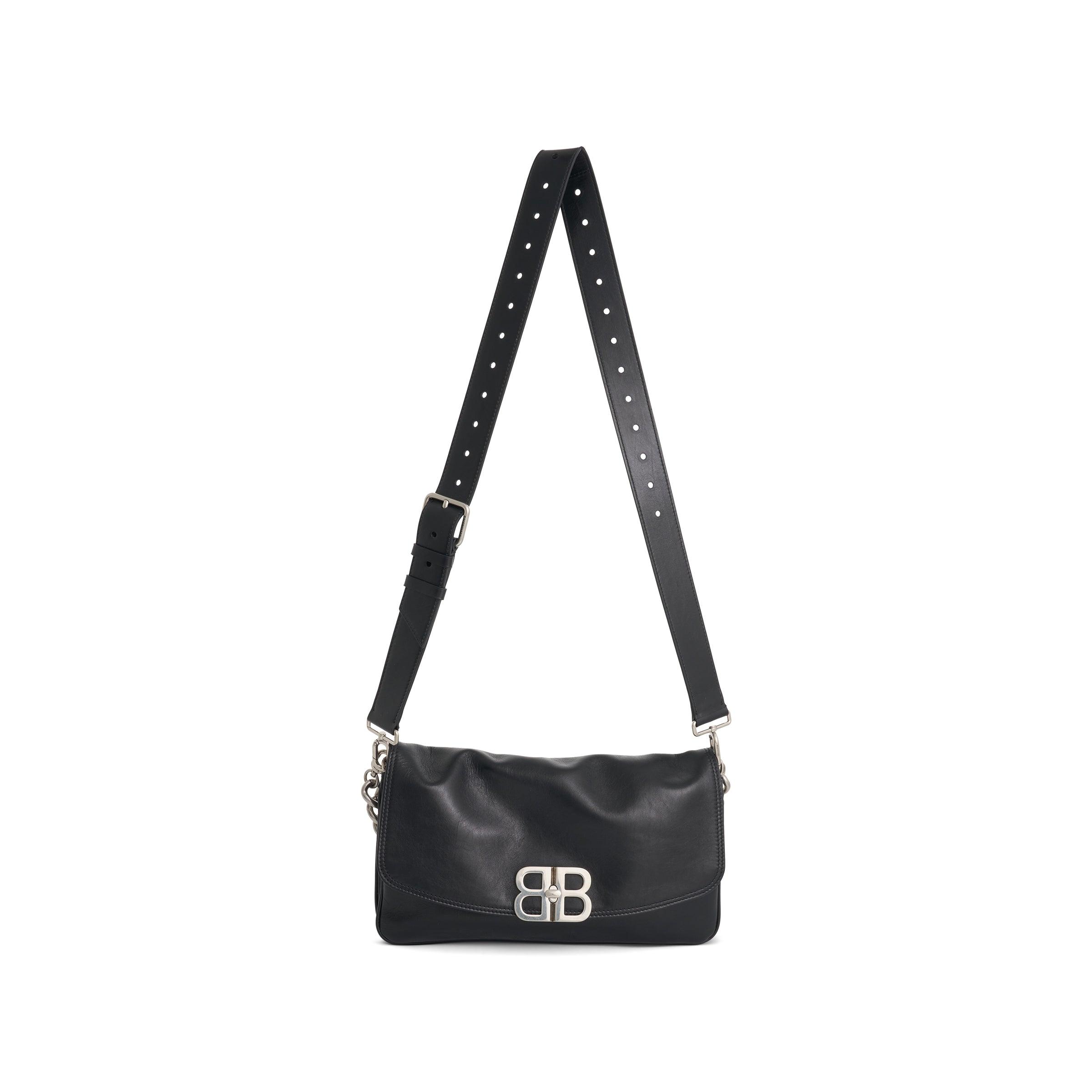 Balenciaga Flap Bb Soft Leather Crossbody Bag