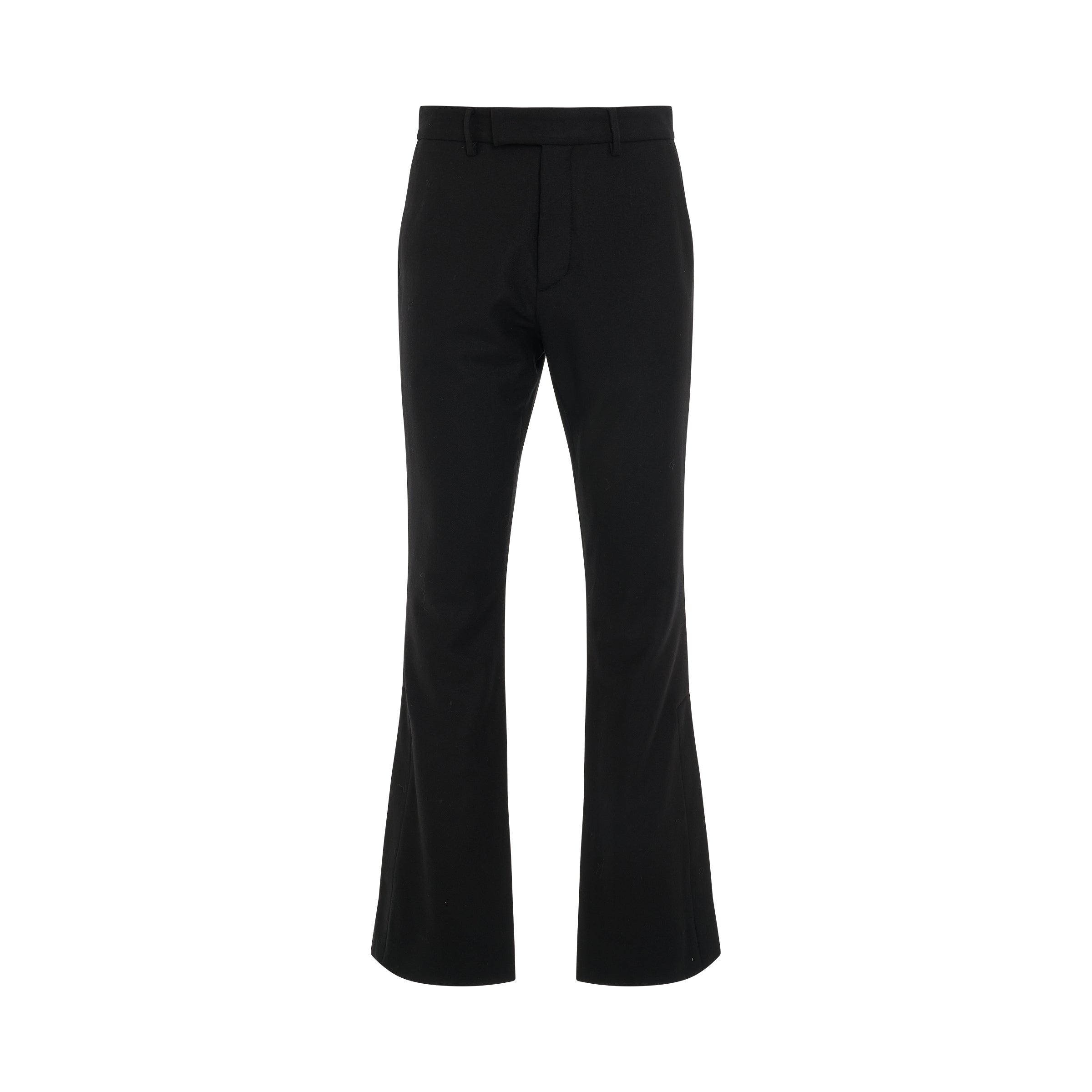 Amiri Wool Flannel Flare Pants In Black for Men Lyst