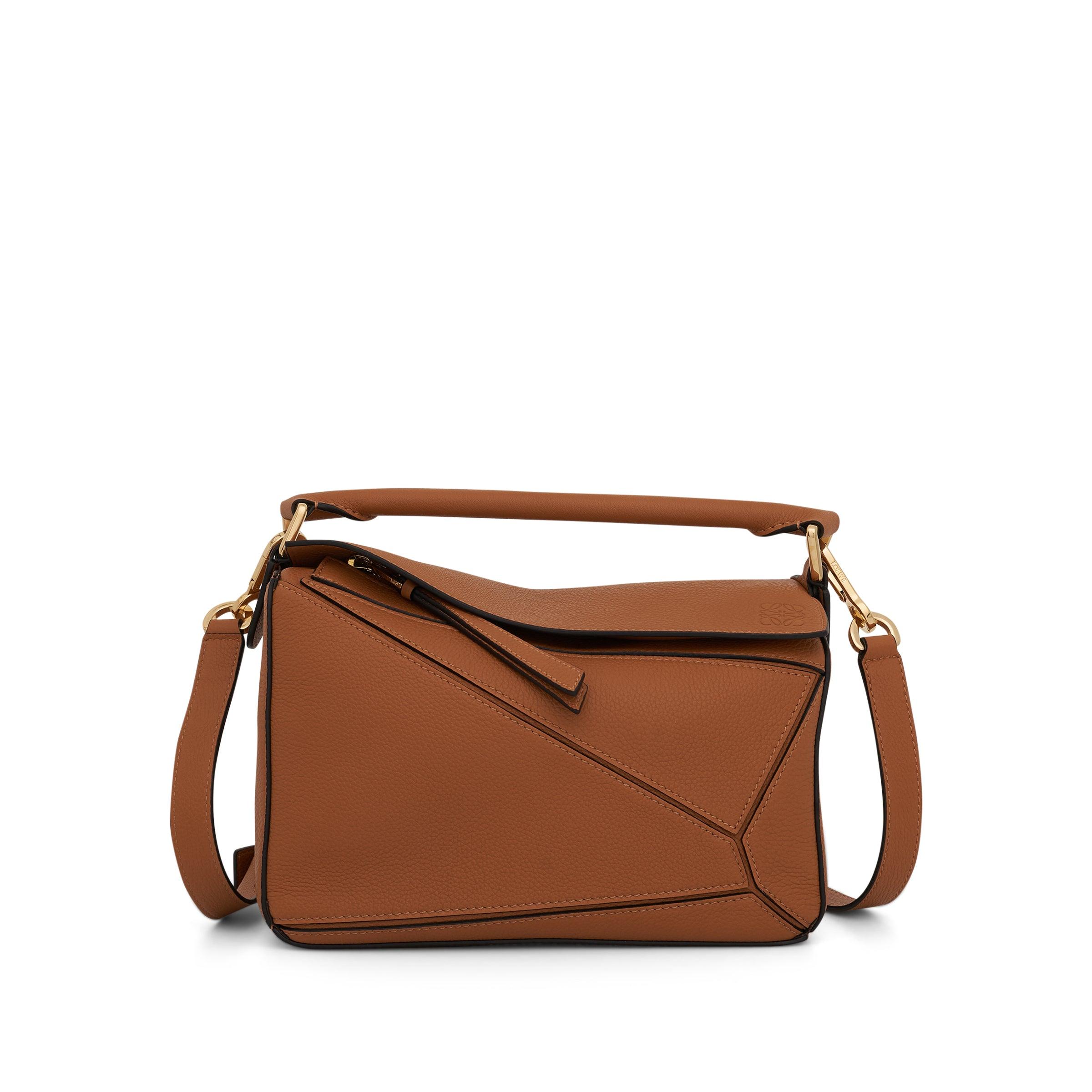 Loewe Small Puzzle Bag In Soft Grained Calfskin Leather In Light ...
