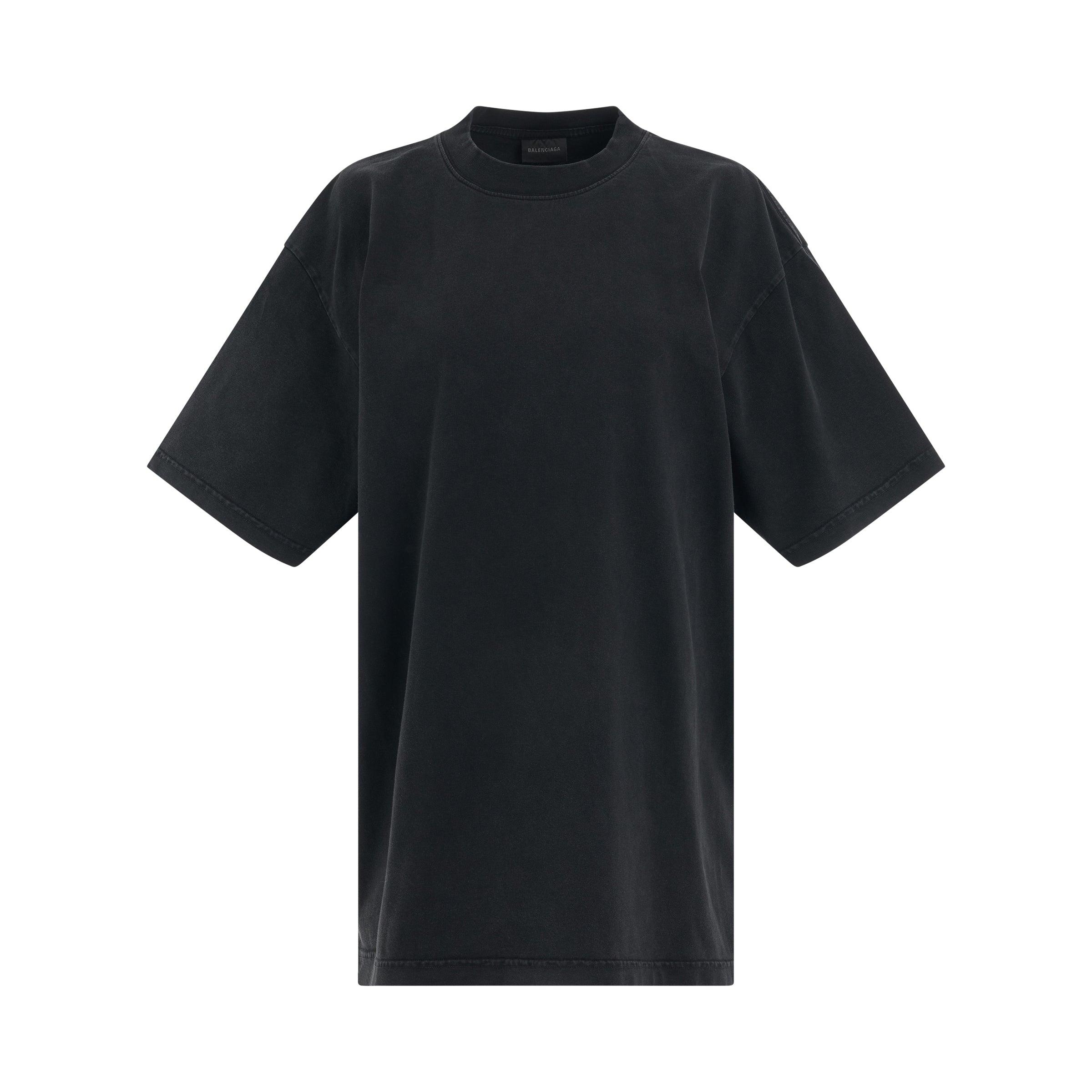 balenciaga back logo shirt