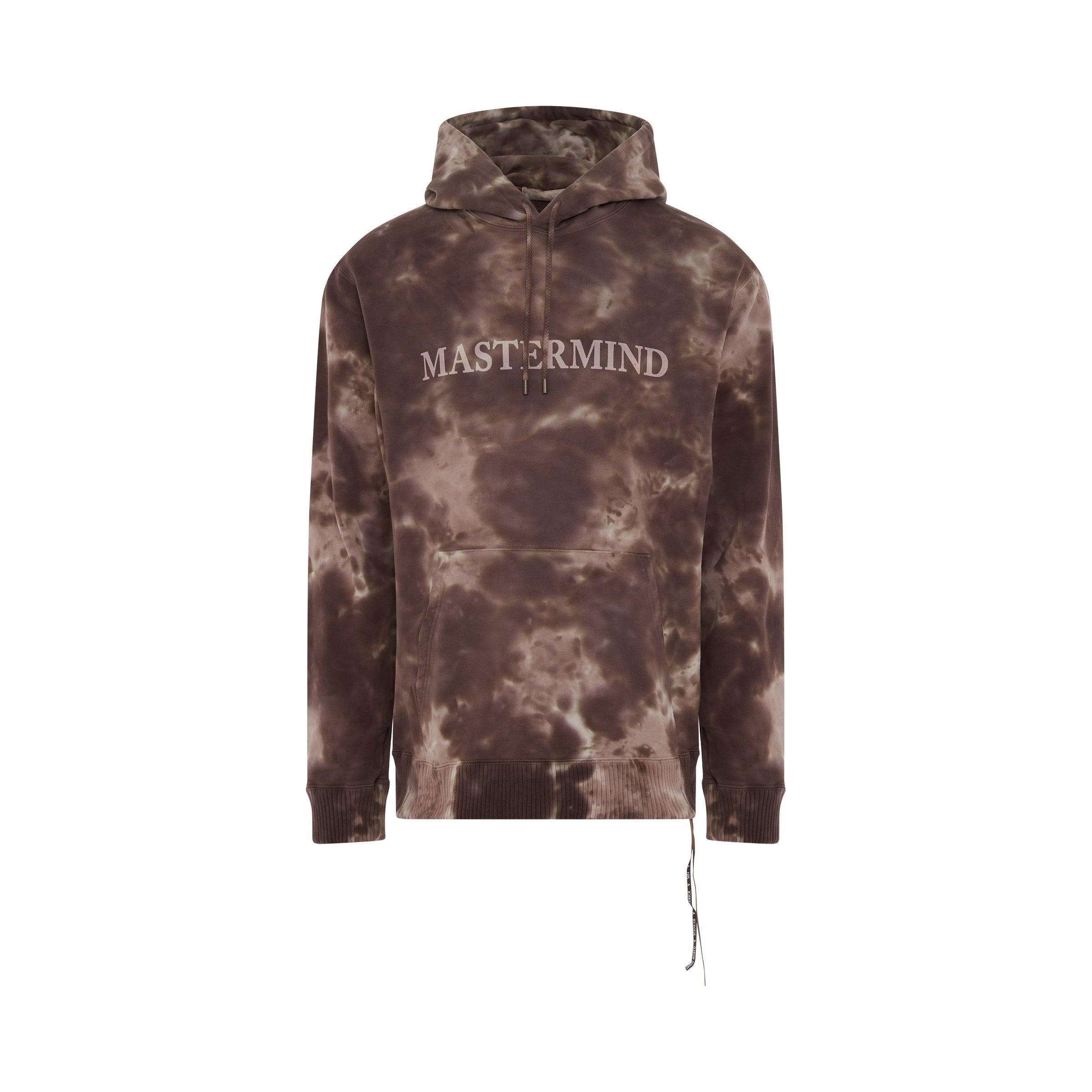 Mastermind Japan Tie dye Logo Hoodie In Brown for Men Lyst