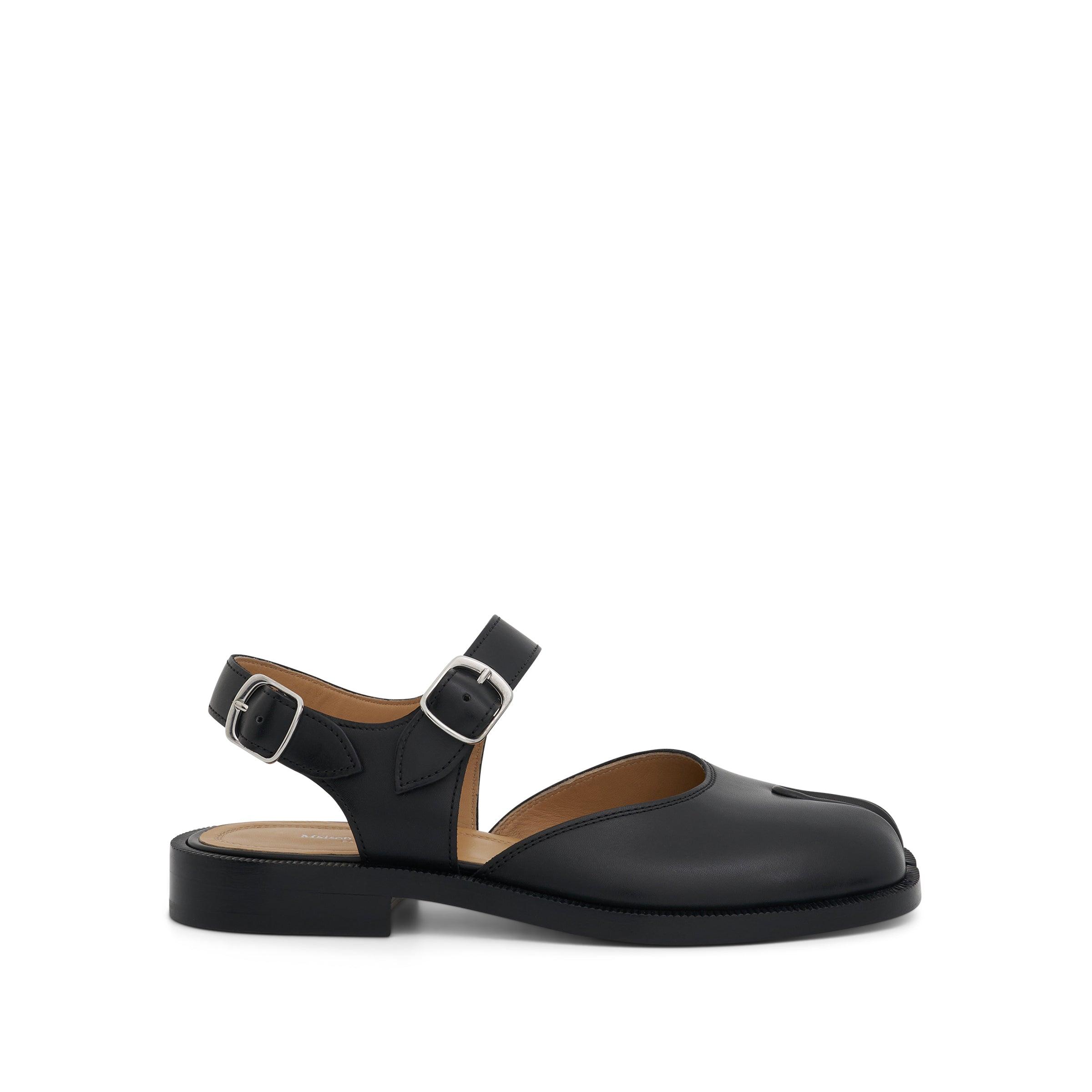 Maison Margiela Tabi Strap Sandals In Black | Lyst