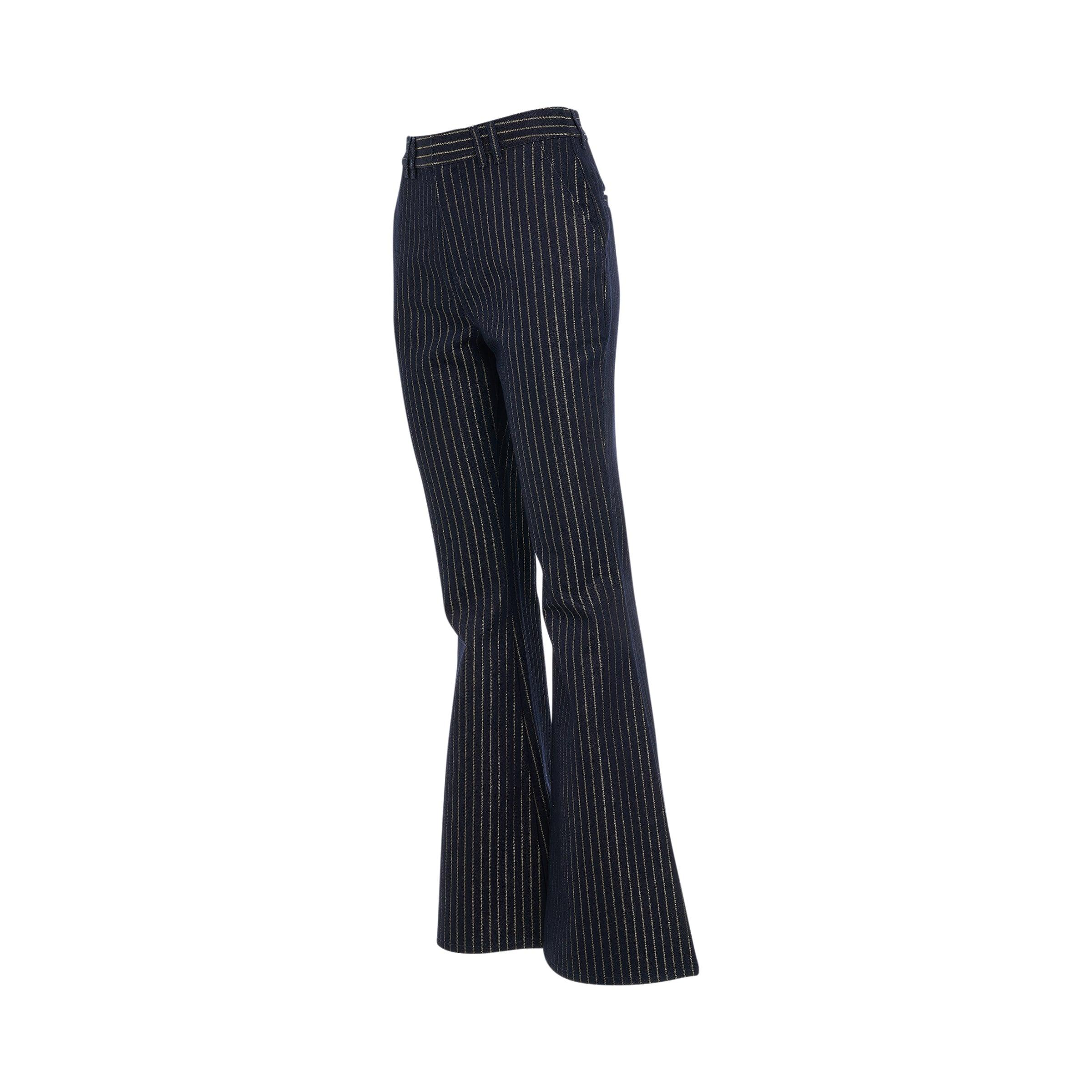 Balmain store striped jeans