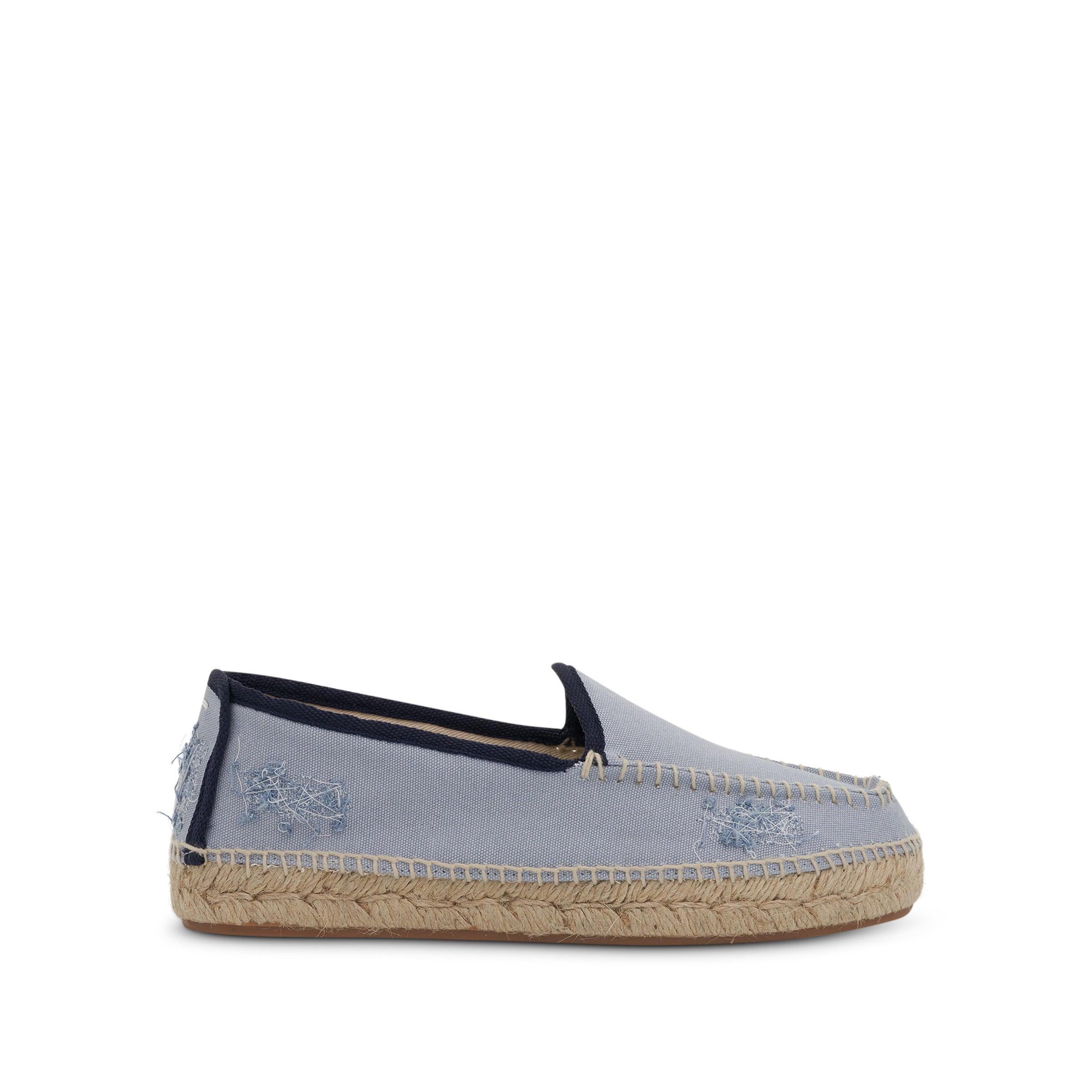 Maison Margiela Embroidered Espadrilles In Breeze in Blue | Lyst