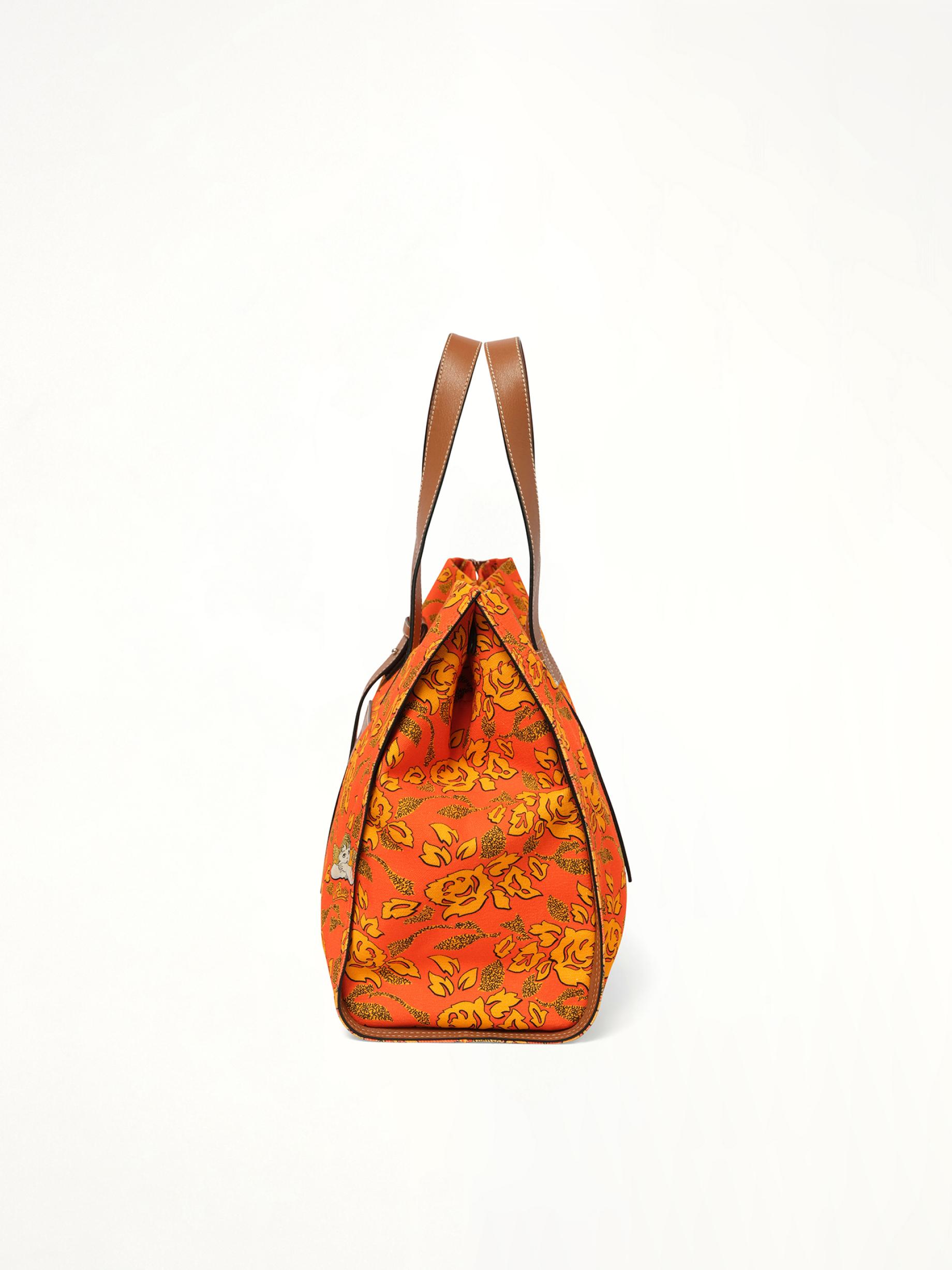 トートバッグ LOEWE  Loewe x Paula Print Tote in Orange Loewe Orange x Paula's Ibiza Printed Canvas Shopper Tote