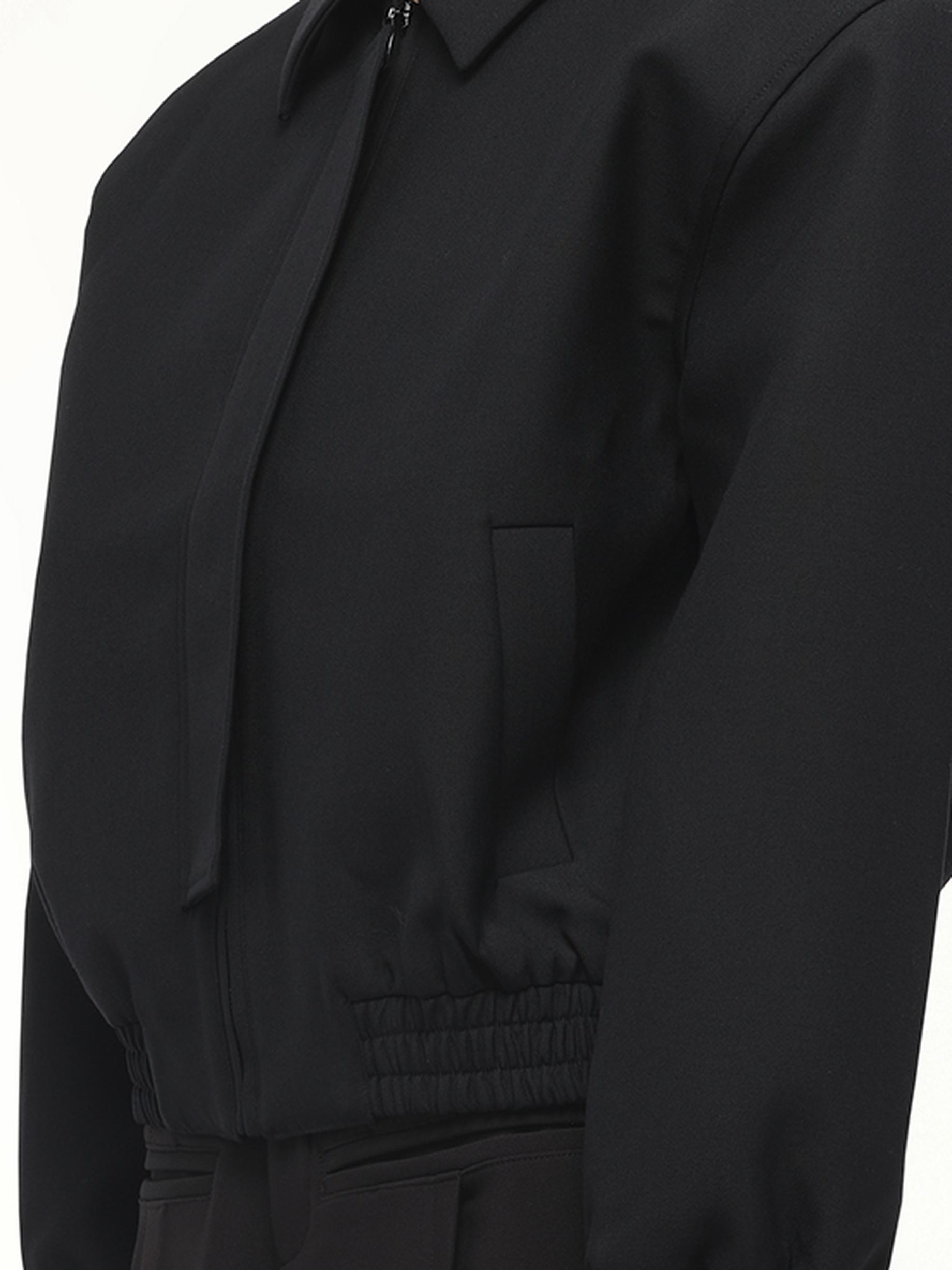Fax Copy Express Zip Shoulder Jacket, 100% Polyester, Size: Medium 