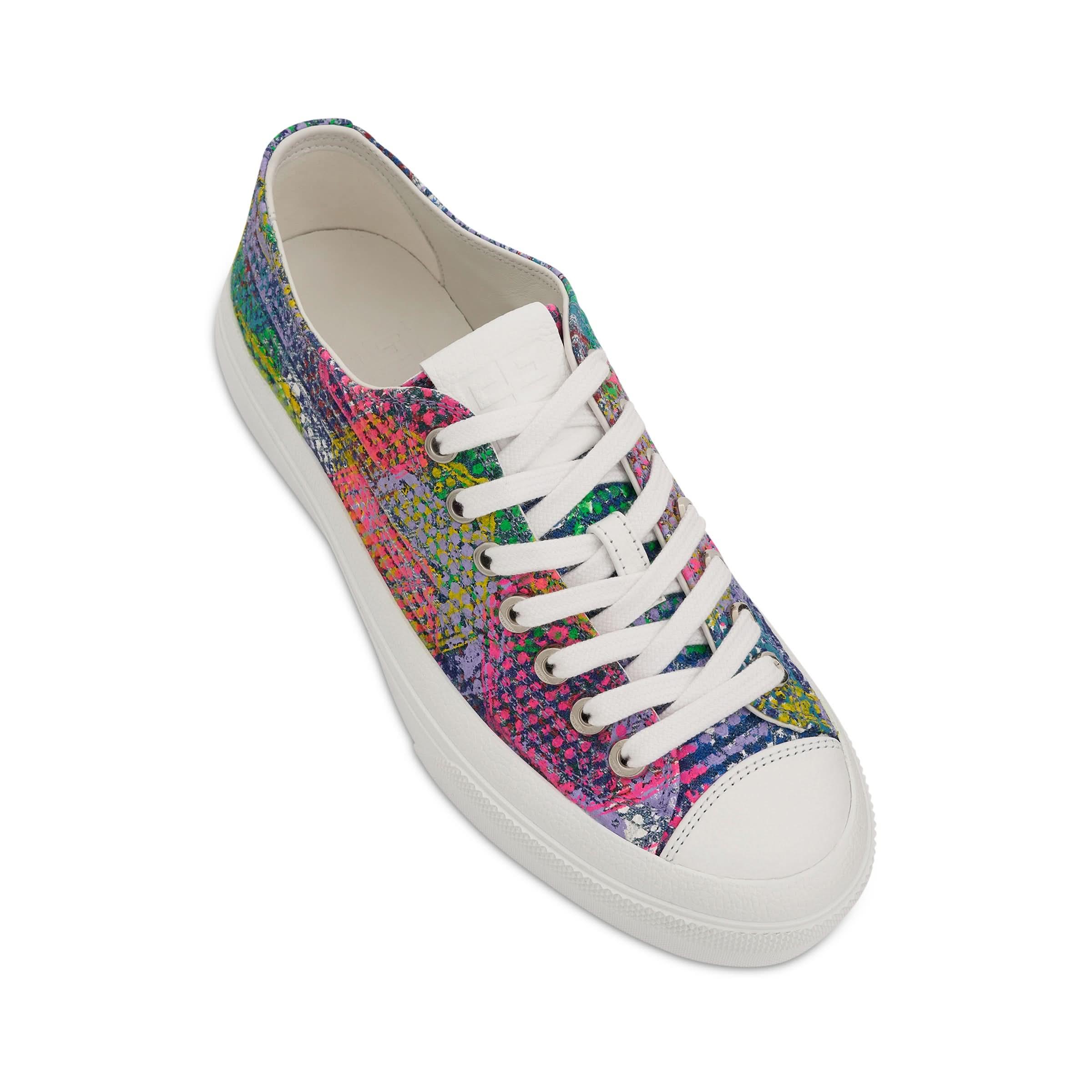 Givenchy City Low Sneaker 4G Denim Bstroy, 100% Leather in