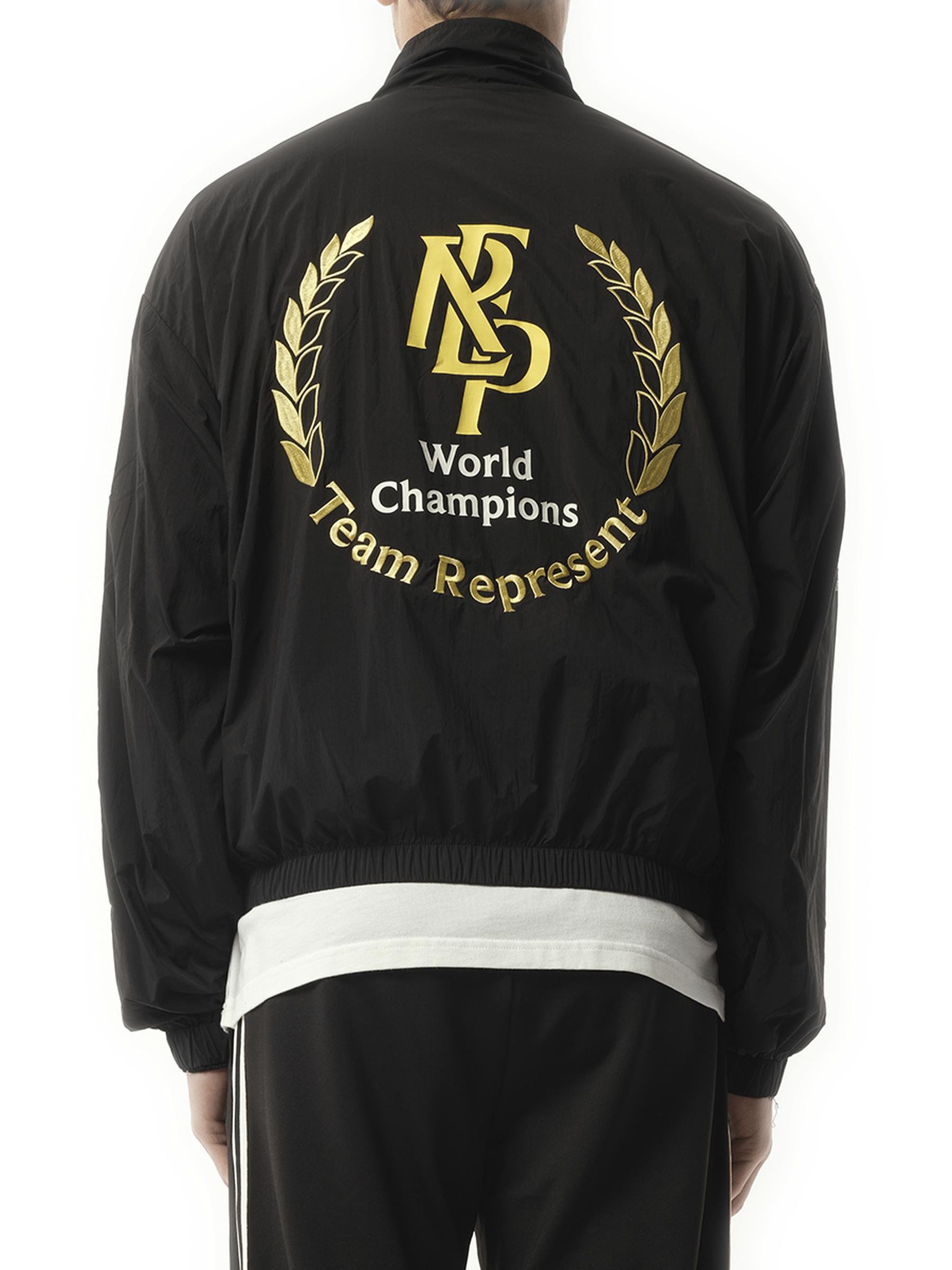Represent World Championship Track Jacket, 100% Nylon, Size: Small