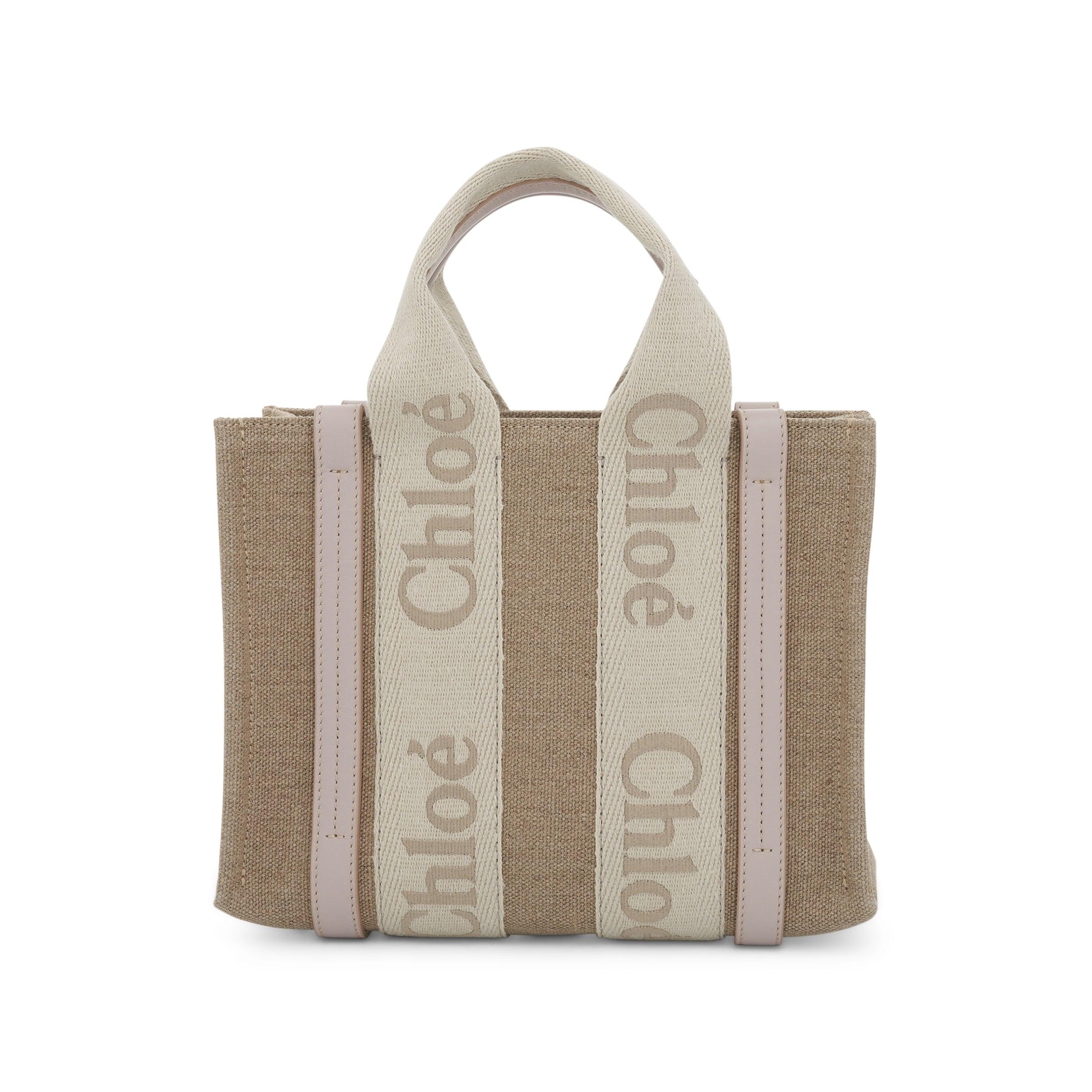 Chloé Small Woody Tote Bag In Wild Grey in Natural | Lyst