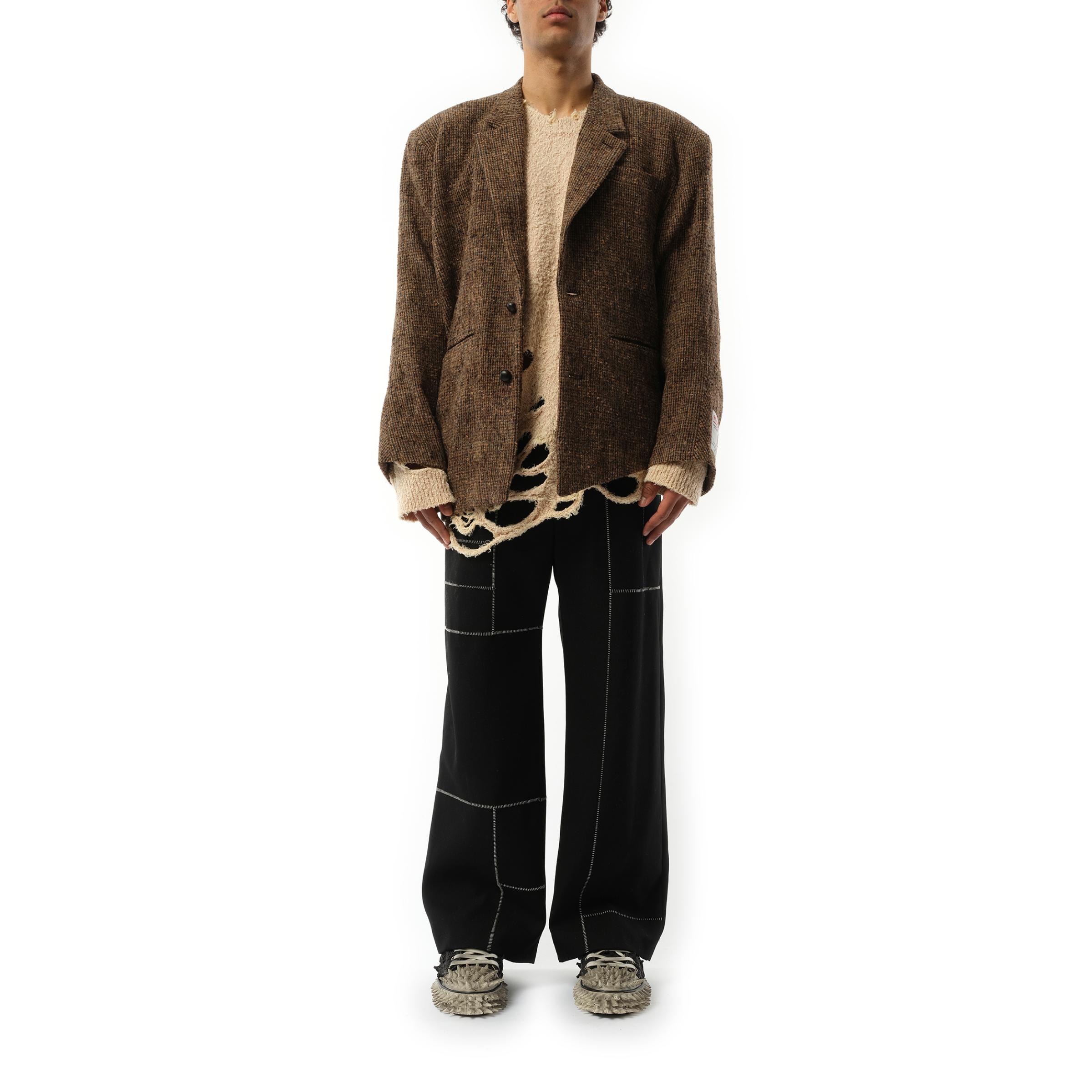 Doublet Zombie Silhouette Tailored Jacket, , 100% Wool, Size Doublet Zombie Silhouette Tailored Jacket, , 100% Wool, Size