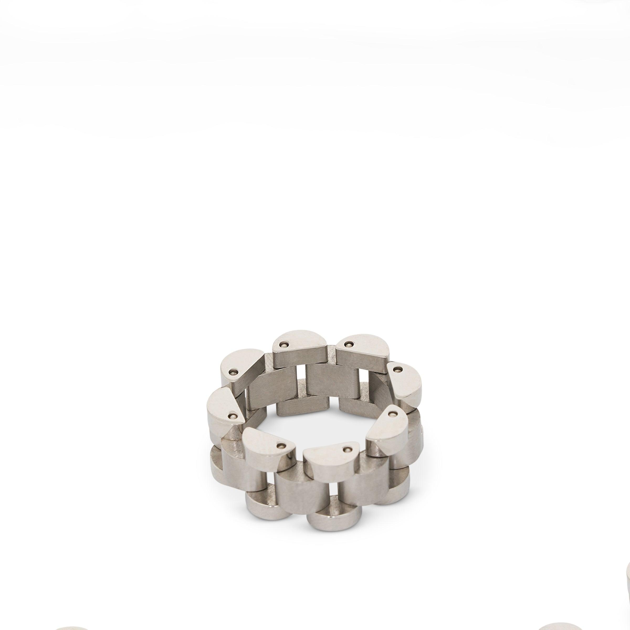 Ambush Rollie Chain Ring In Silver in Metallic for Men | Lyst