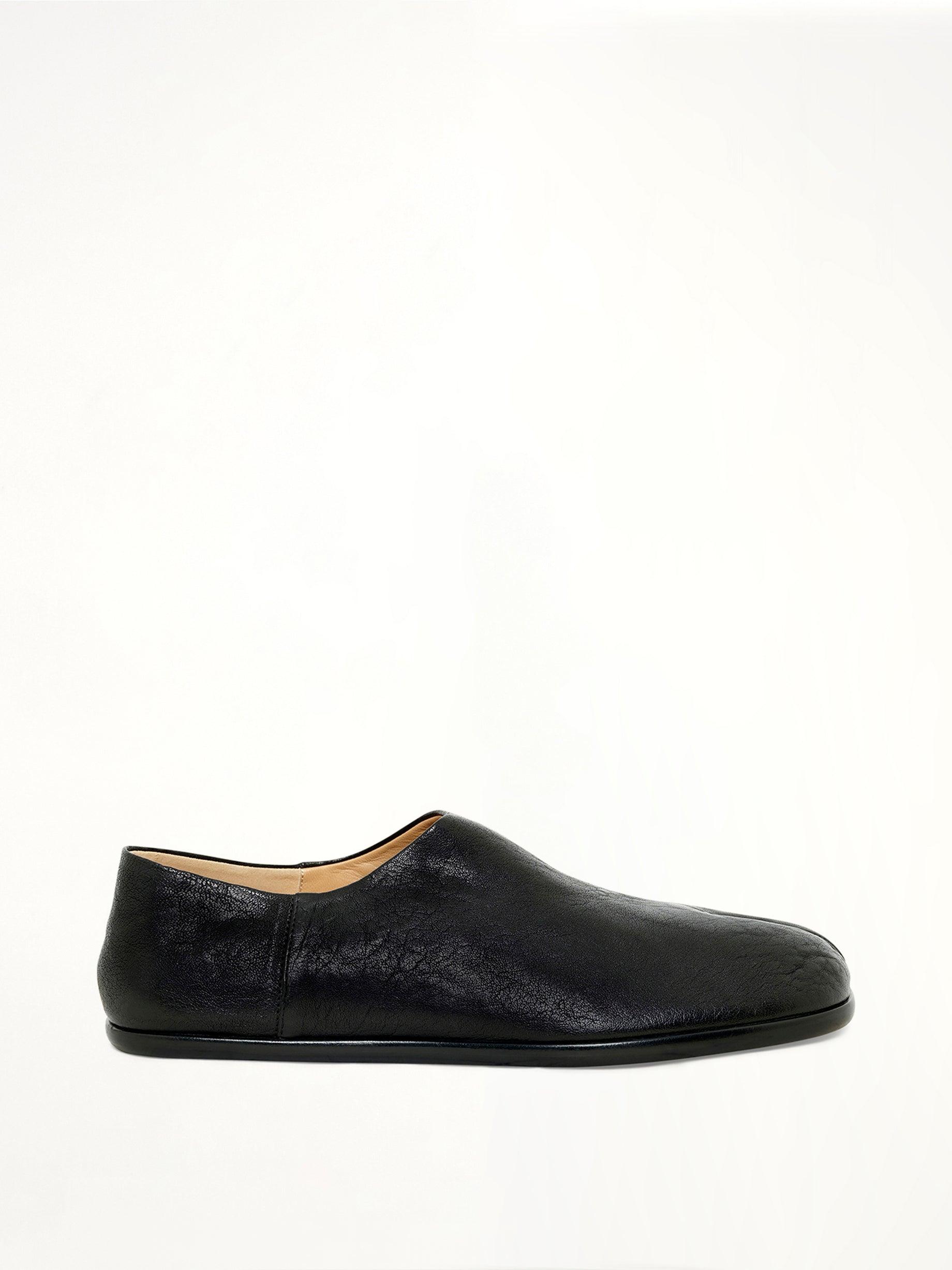 Maison Martin Margiela Black Suede Slip-On Loafers Maison Margiela main image 4