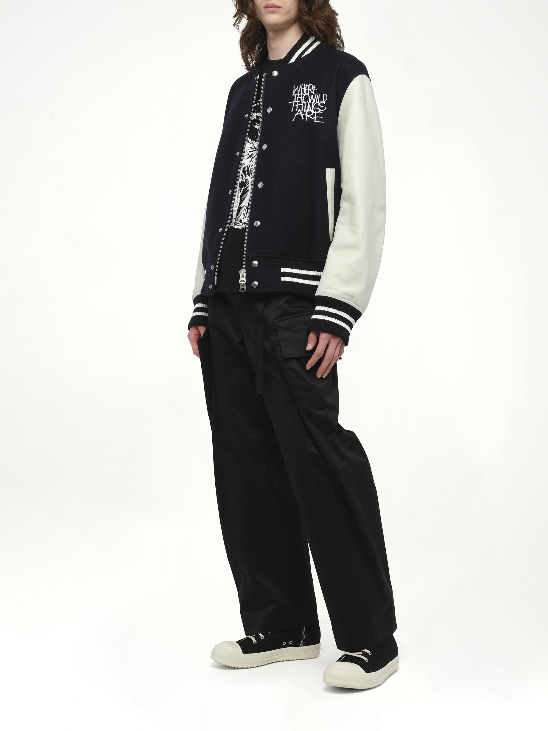 Sacai Where The Wild Things Are Blouson Bomber Jacket, 100% Cupro