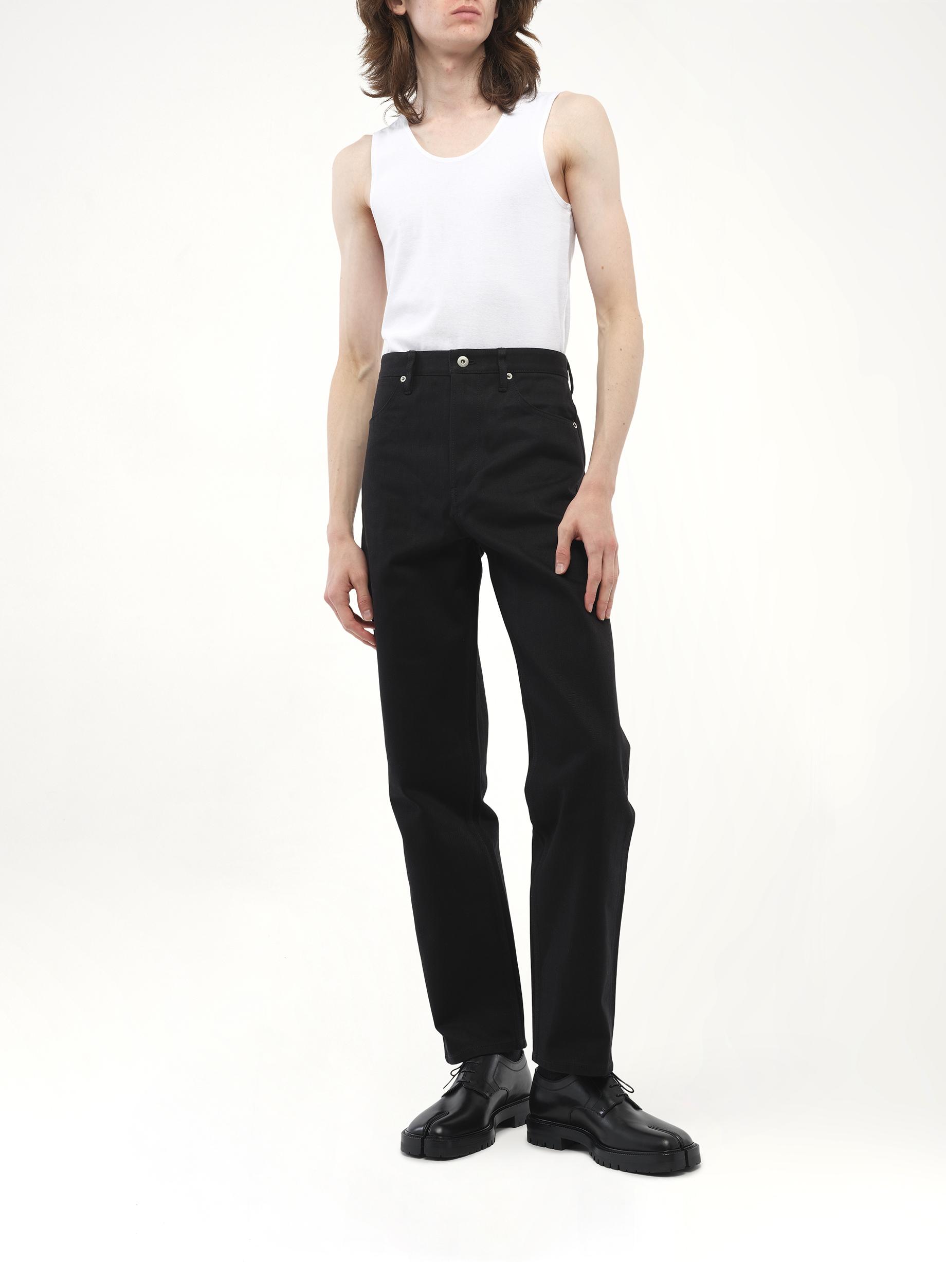 【関税＆送料込み】Jil Sander Black Cotton Jeans Black Jil Sander Jeans for Men | Lyst