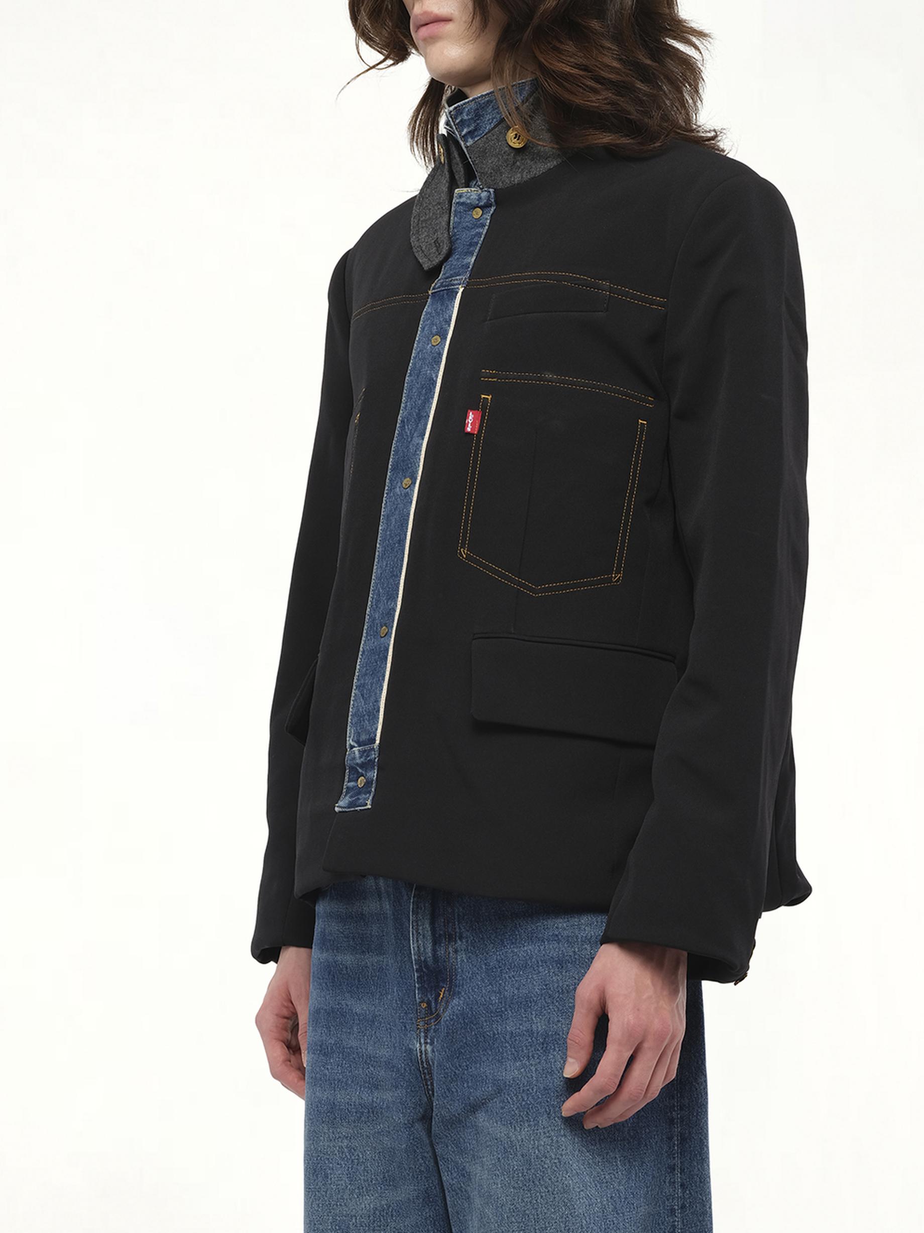 Sacai X Levi's Denim X Matelassetwill Reversible Blouson, 100