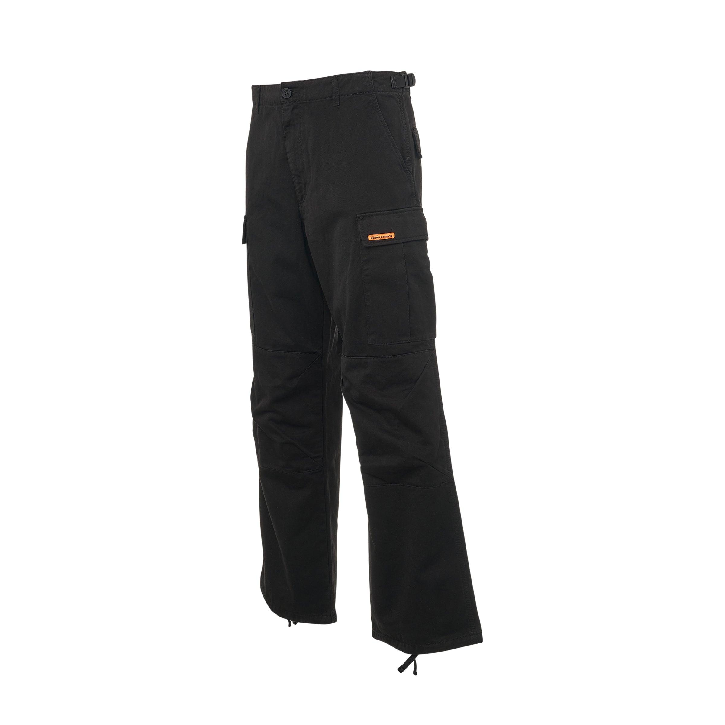 Heron Preston Vintage Wash Cargo Pants In Black for Men | Lyst