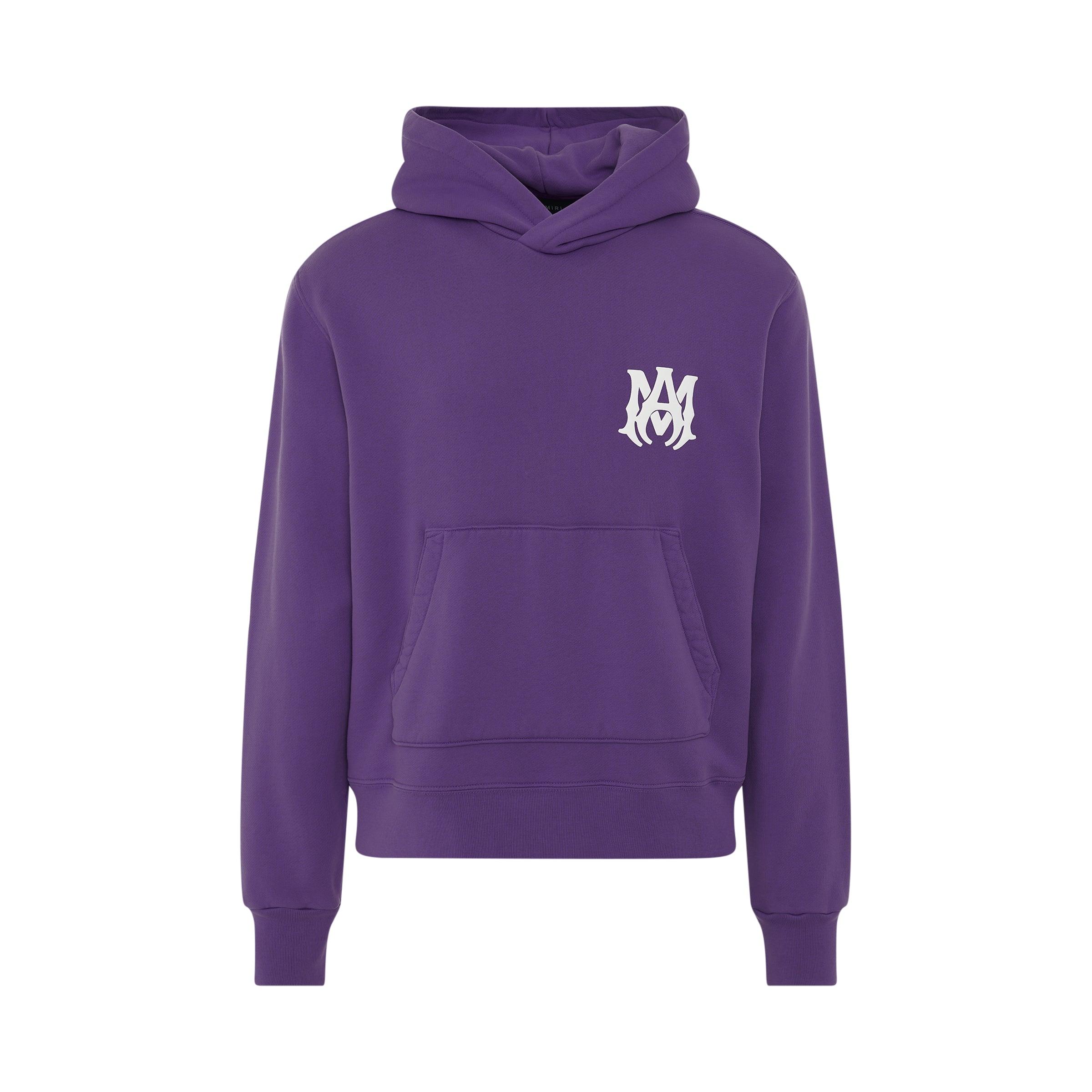 Amiri Ma Logo Hoodie In Purple for Men | Lyst