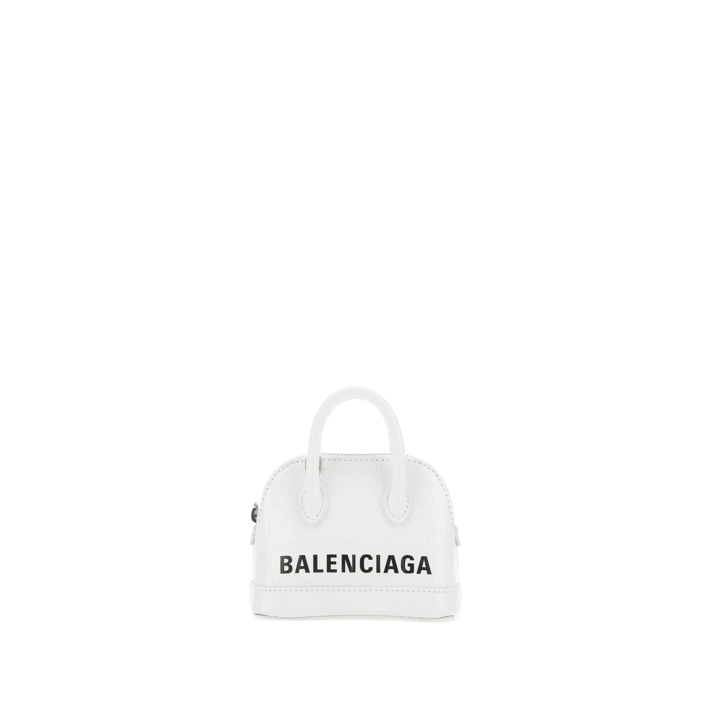 Balenciaga Ville Xxs Top Handle Bag In White | Lyst
