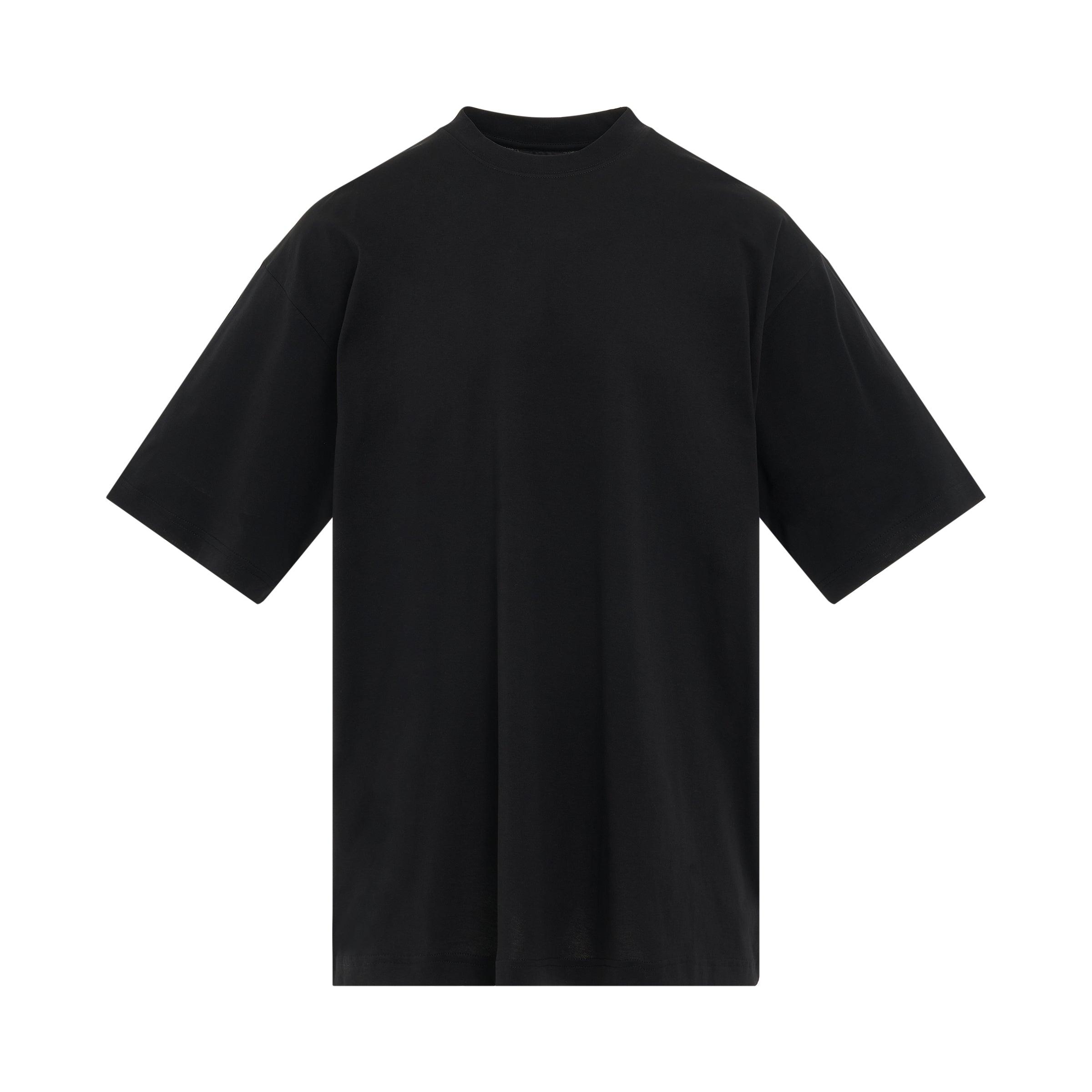 Plain black top balenciaga t shirt