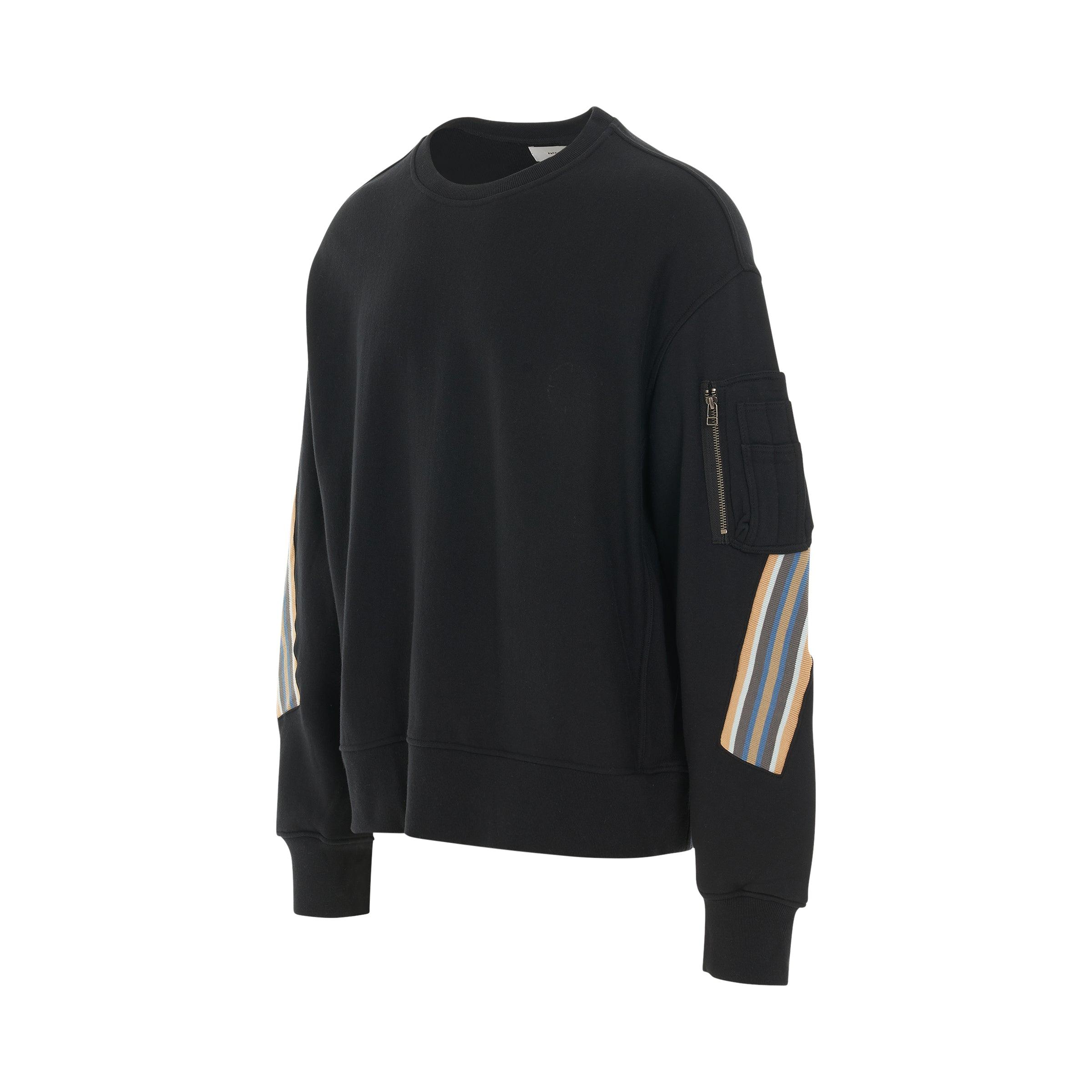 Facetasm Rib Xxl Sweatshirt In Black for Men | Lyst
