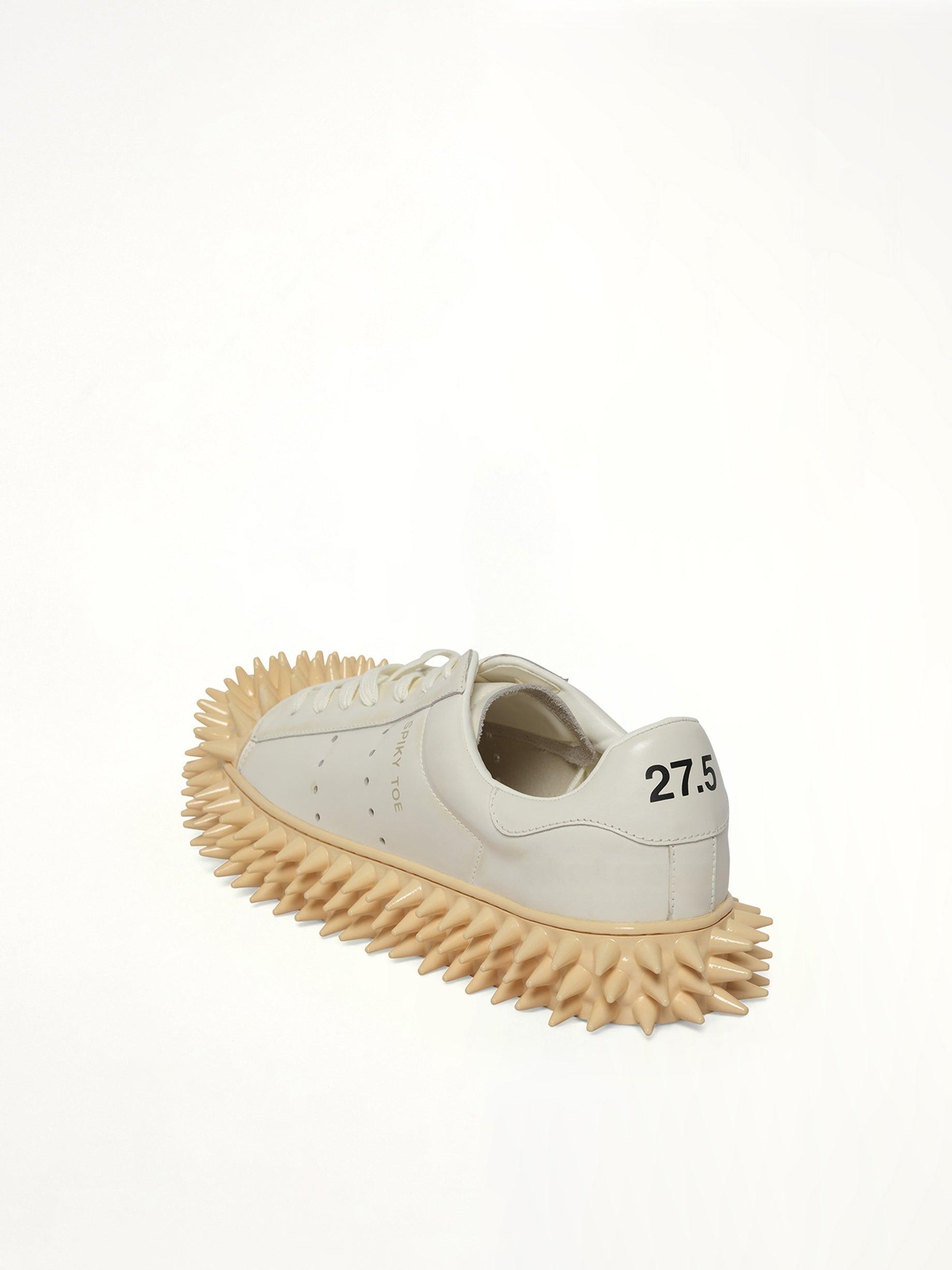 Doublet Spiky Leather Sneaker in Natural for Men | Lyst