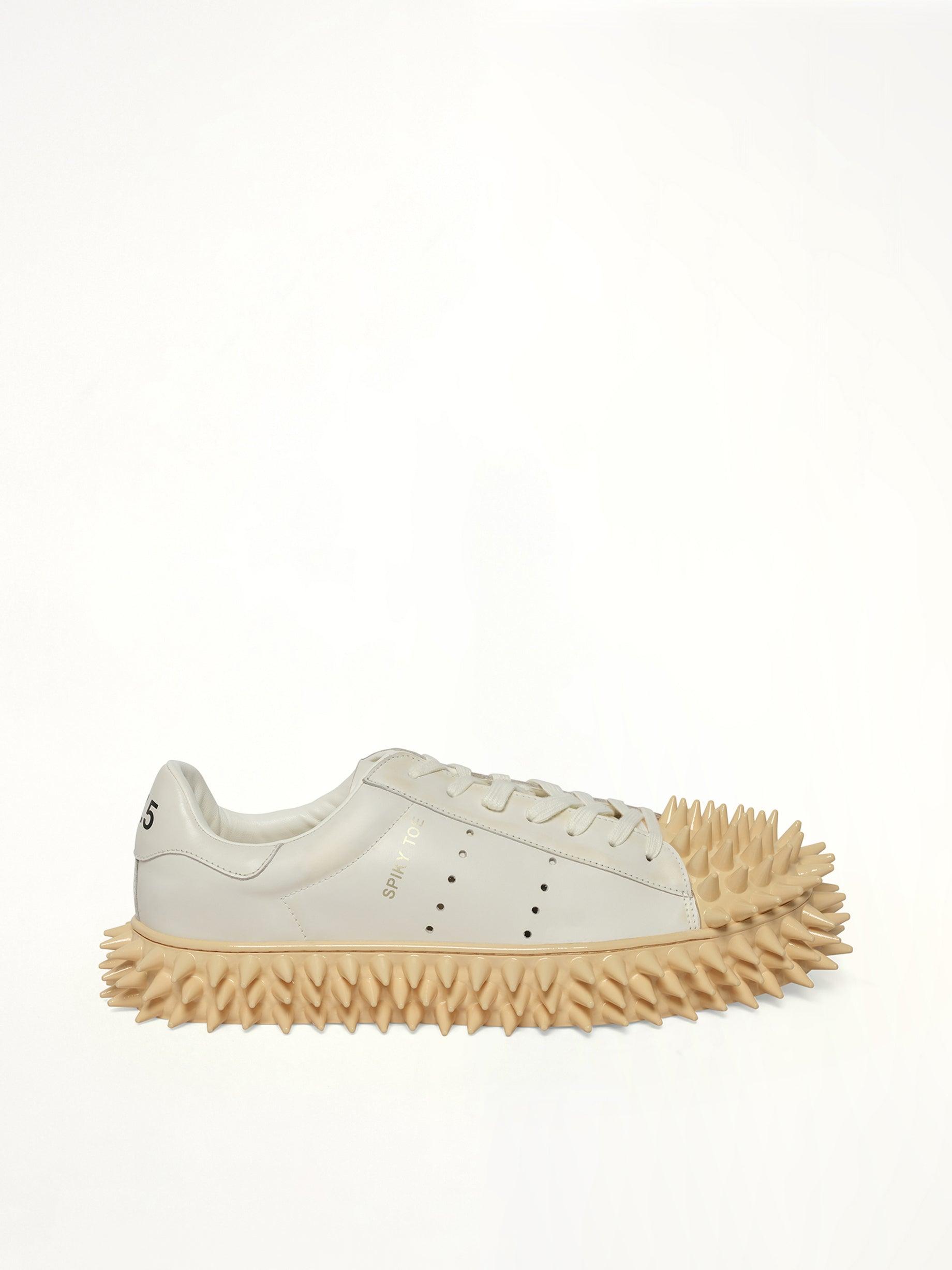 Doublet Spiky Leather Sneaker in Natural for Men | Lyst