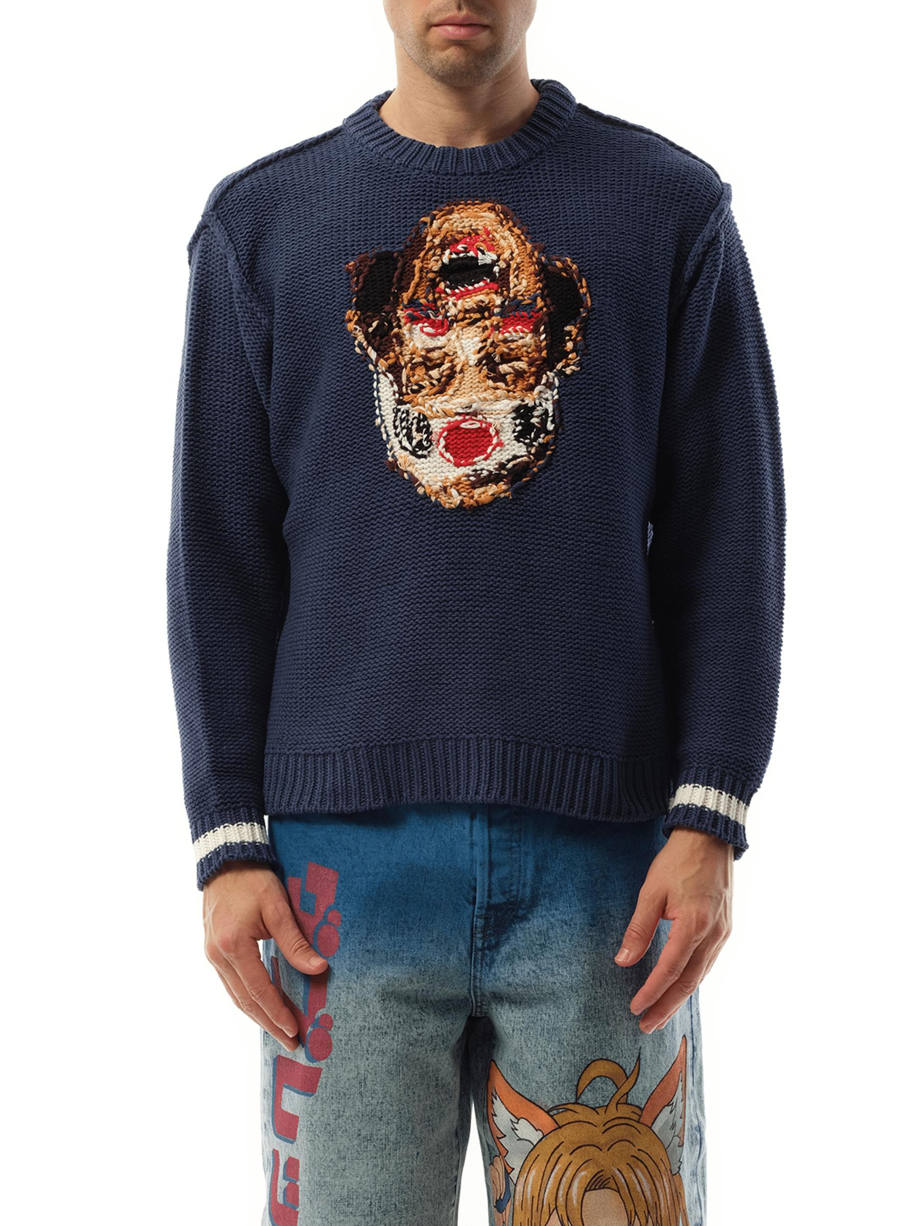 トップス doublet Knit Twist Pattern Two Way Zipper Knit Cardigan CD20 - Korean