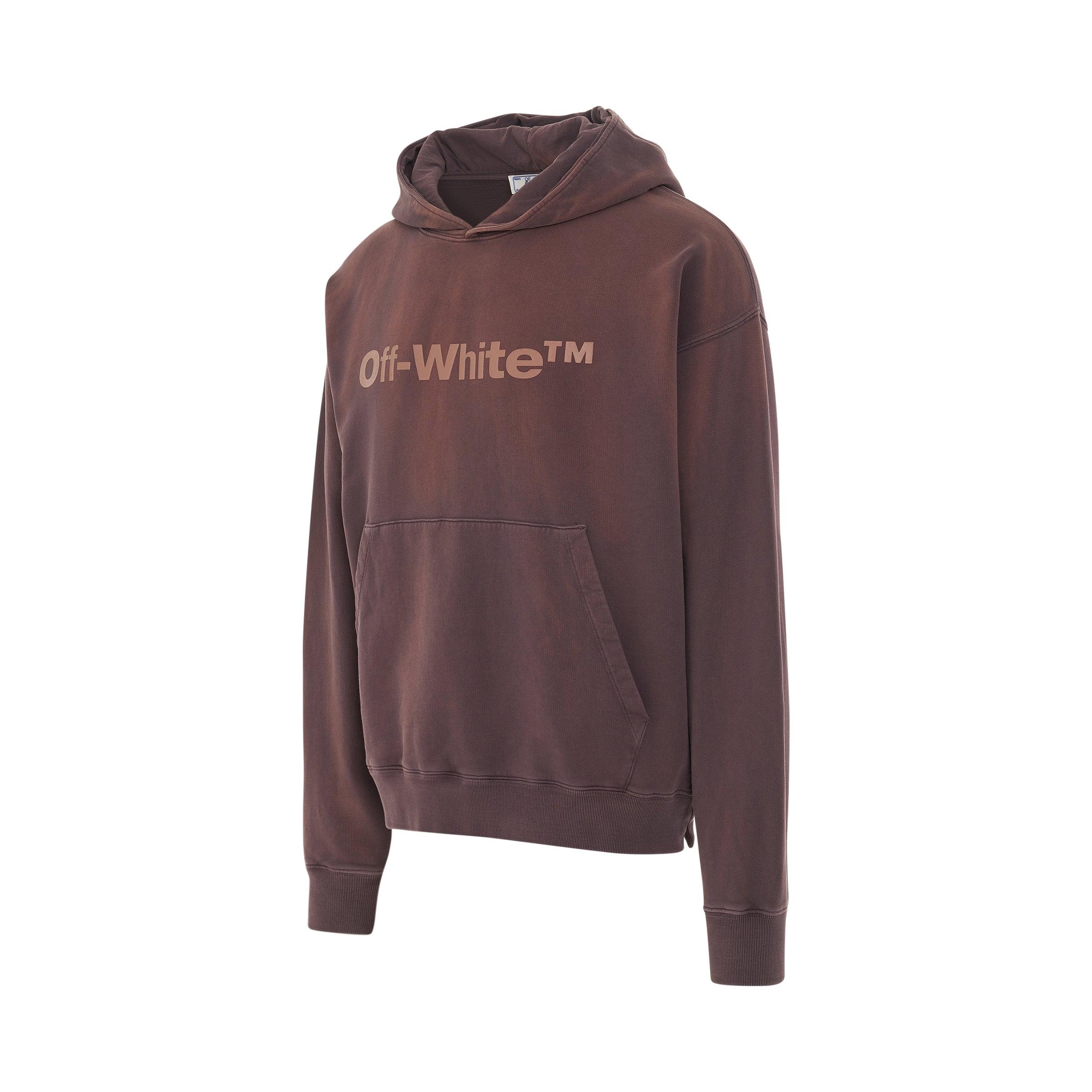 Off-White c/o Virgil Abloh Graffiti Hoodie in Natural for Men