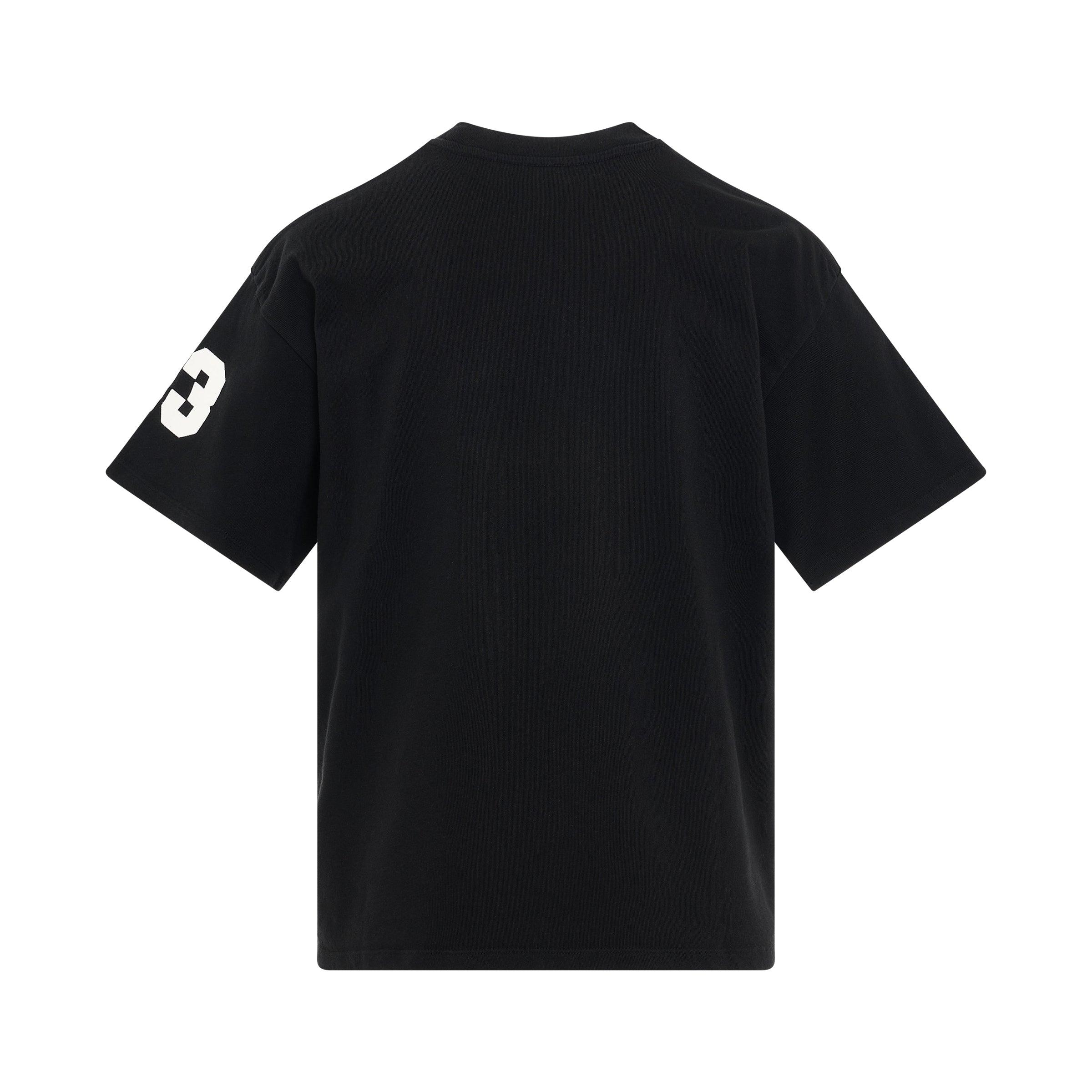 Amiri Ma スケーターロゴ刺繍クルーネックTシャツ Amiri Hockey Skater T-shirt in Black for Men | Lyst