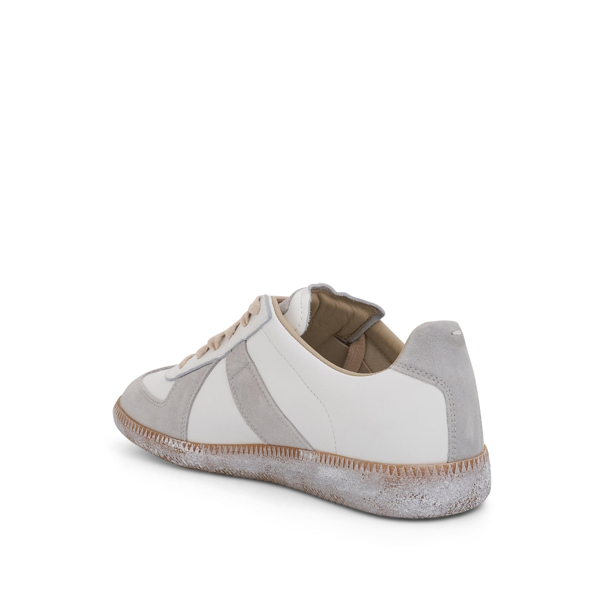 Maison Margiela Replica Sneaker In Off White/honey Sole in Gray | Lyst
