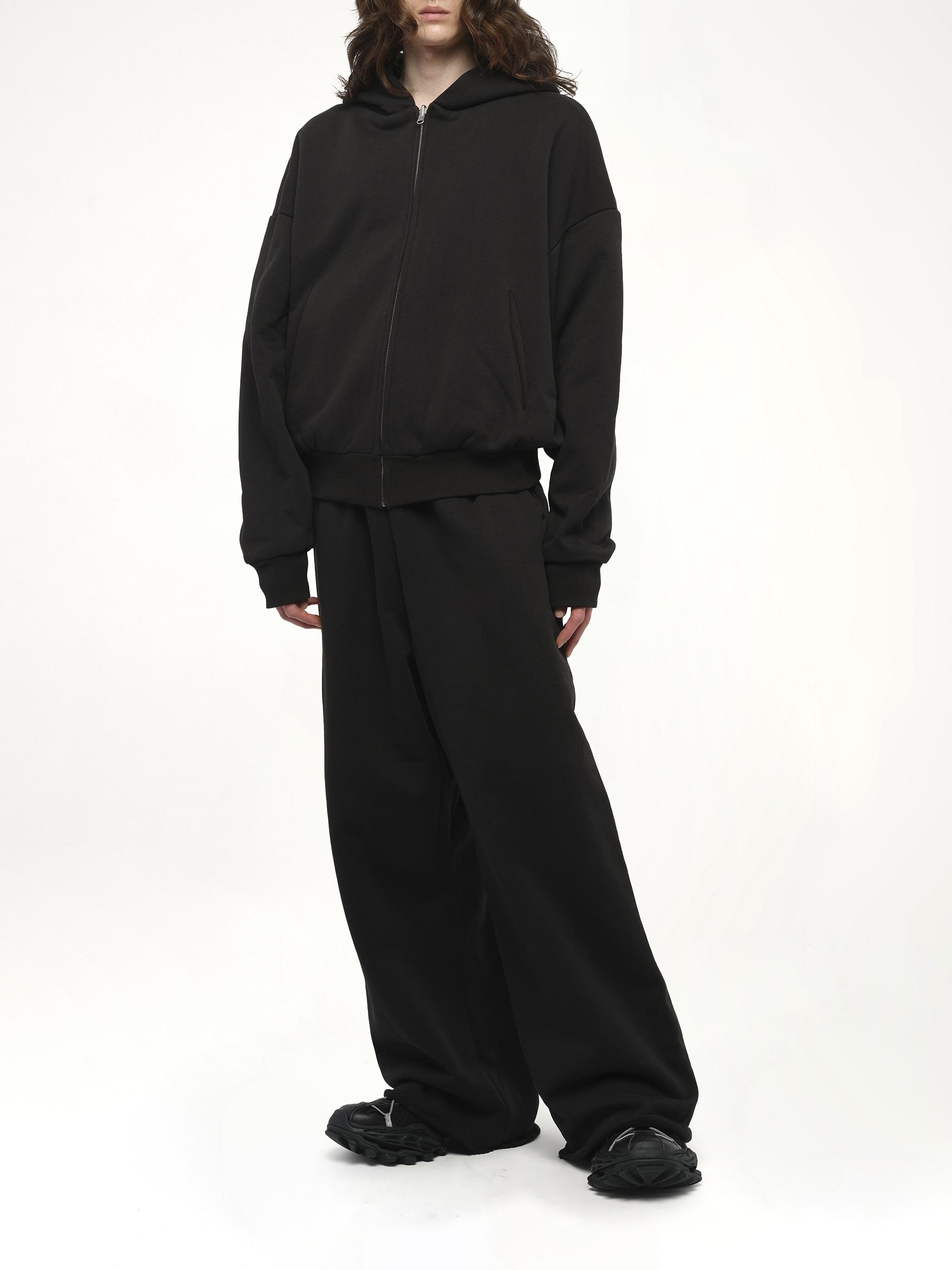 スウェット・トレーナー ENTIRE STUDIOS BLACK ZIP COTTON SWEATSHIRT ENTIRE STUDIOS zip-fastening Cotton Hoodie | Black | FARFETCH JO
