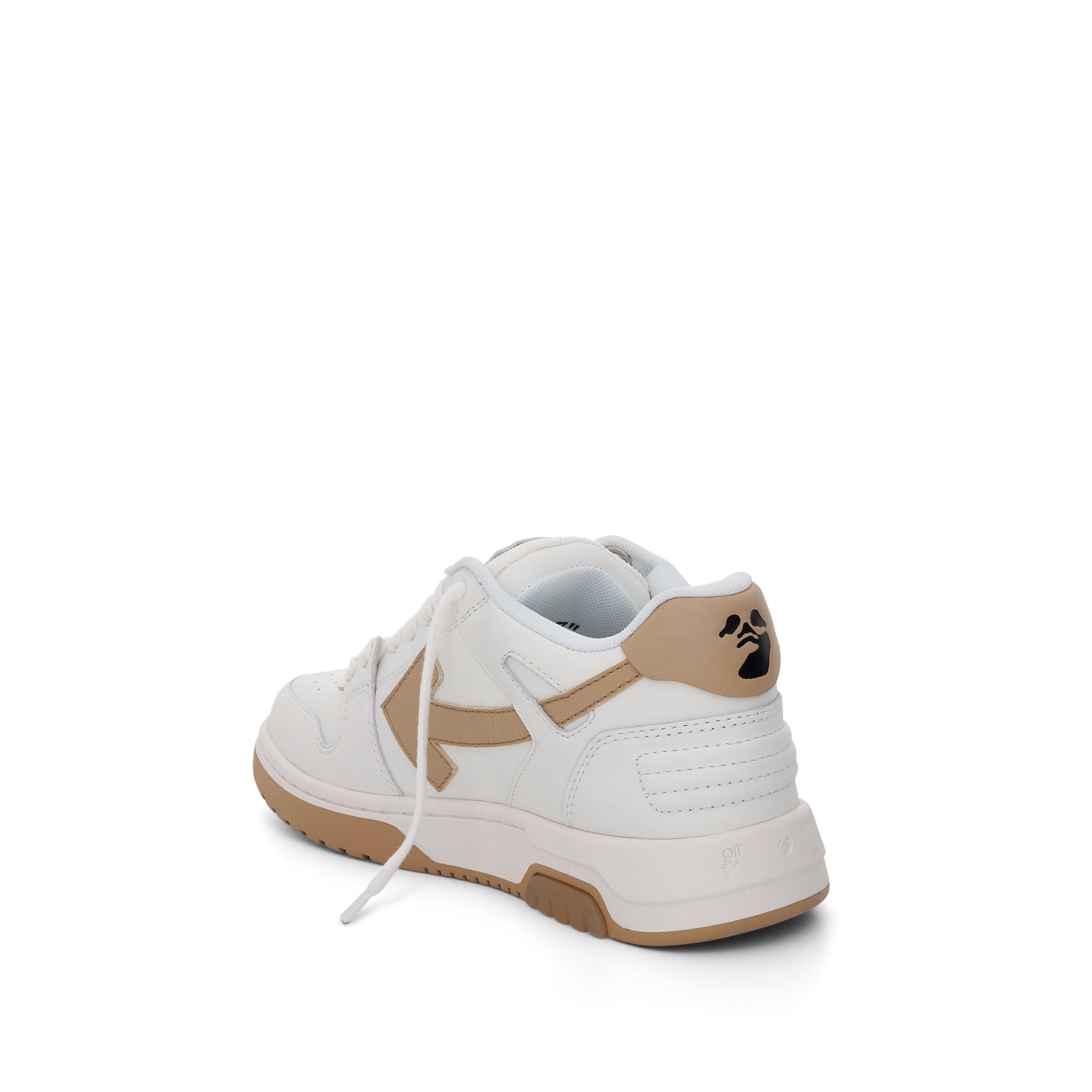 Off-White c/o Virgil Abloh Out Of Office Sneaker In White/camel | Lyst