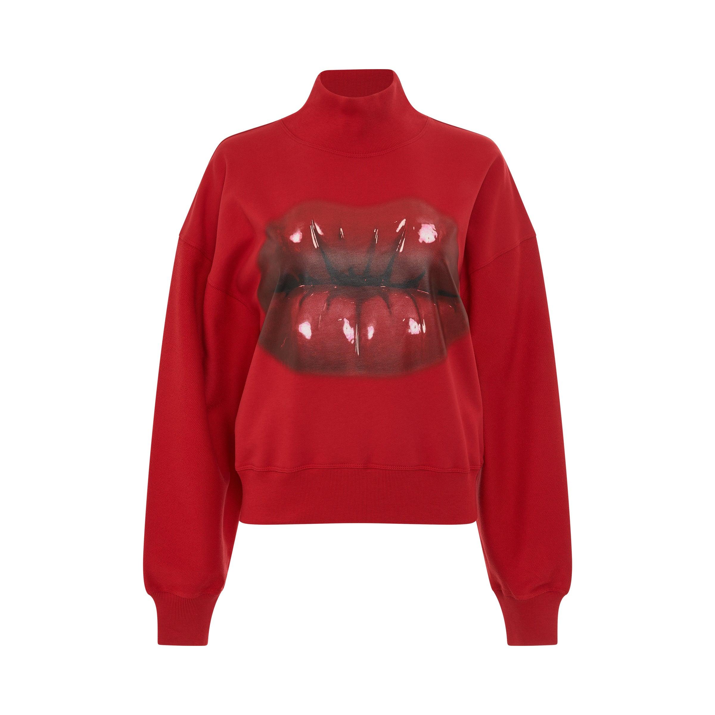 Loewe Lips Sweatshirt In Sanguine Red Lyst UK