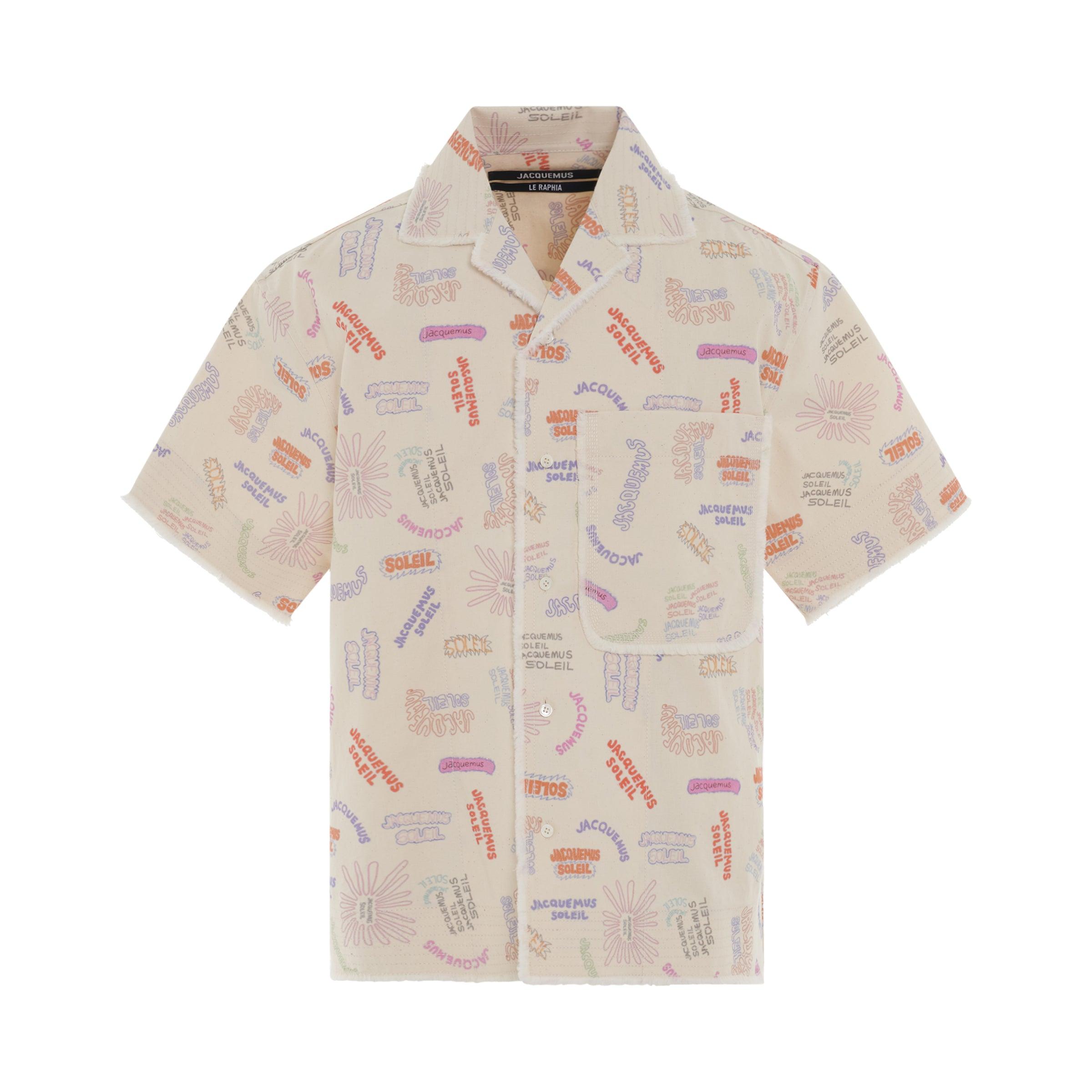 Louis Vuitton multi Printed Short-Sleeve Shirt