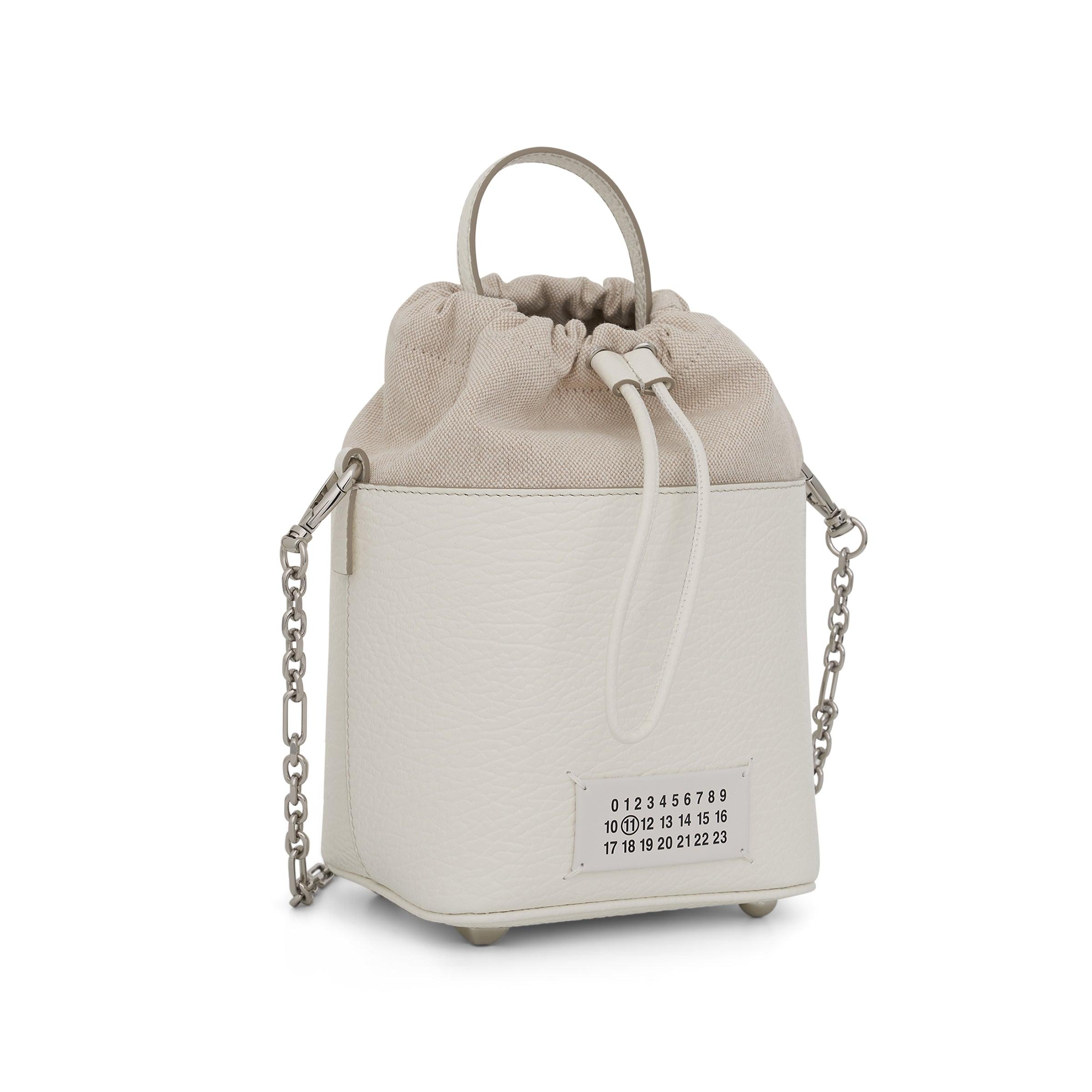 Maison Margiela Small 5ac Bucket Bag In White | Lyst