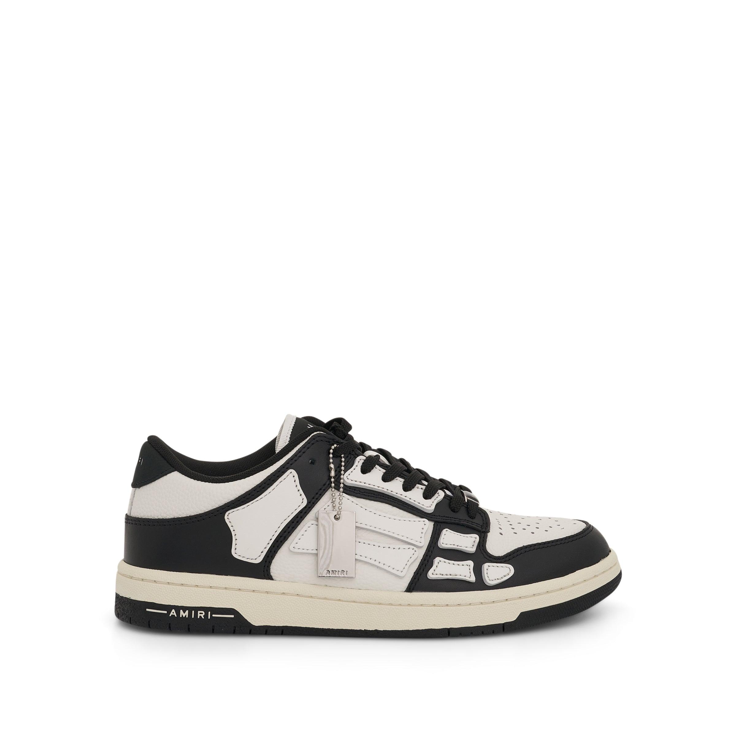 Amiri Skeleton Low Top Sneakers In Black/white for Men | Lyst