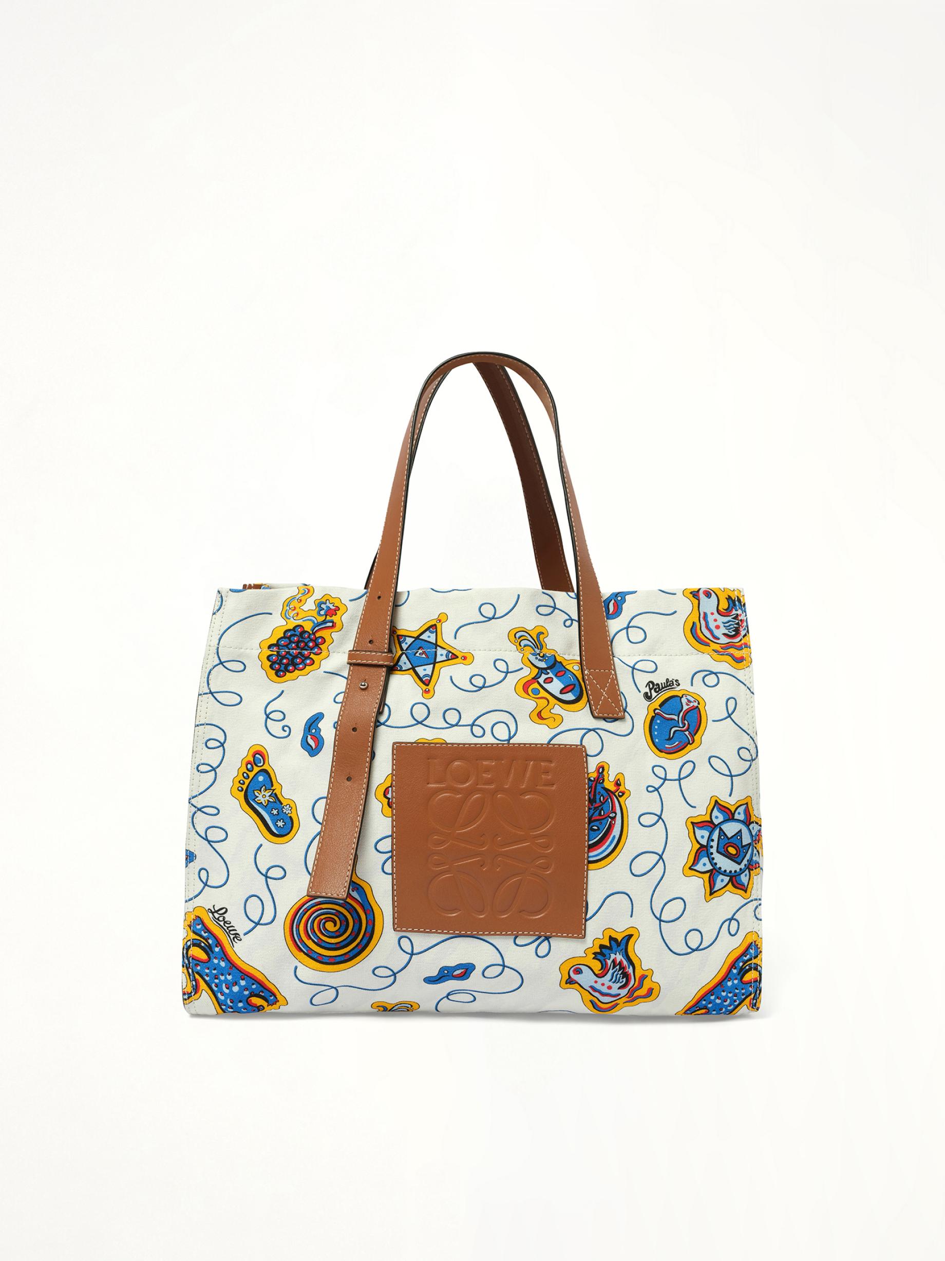 Loewe X Paula Print Tote in White | Lyst Australia