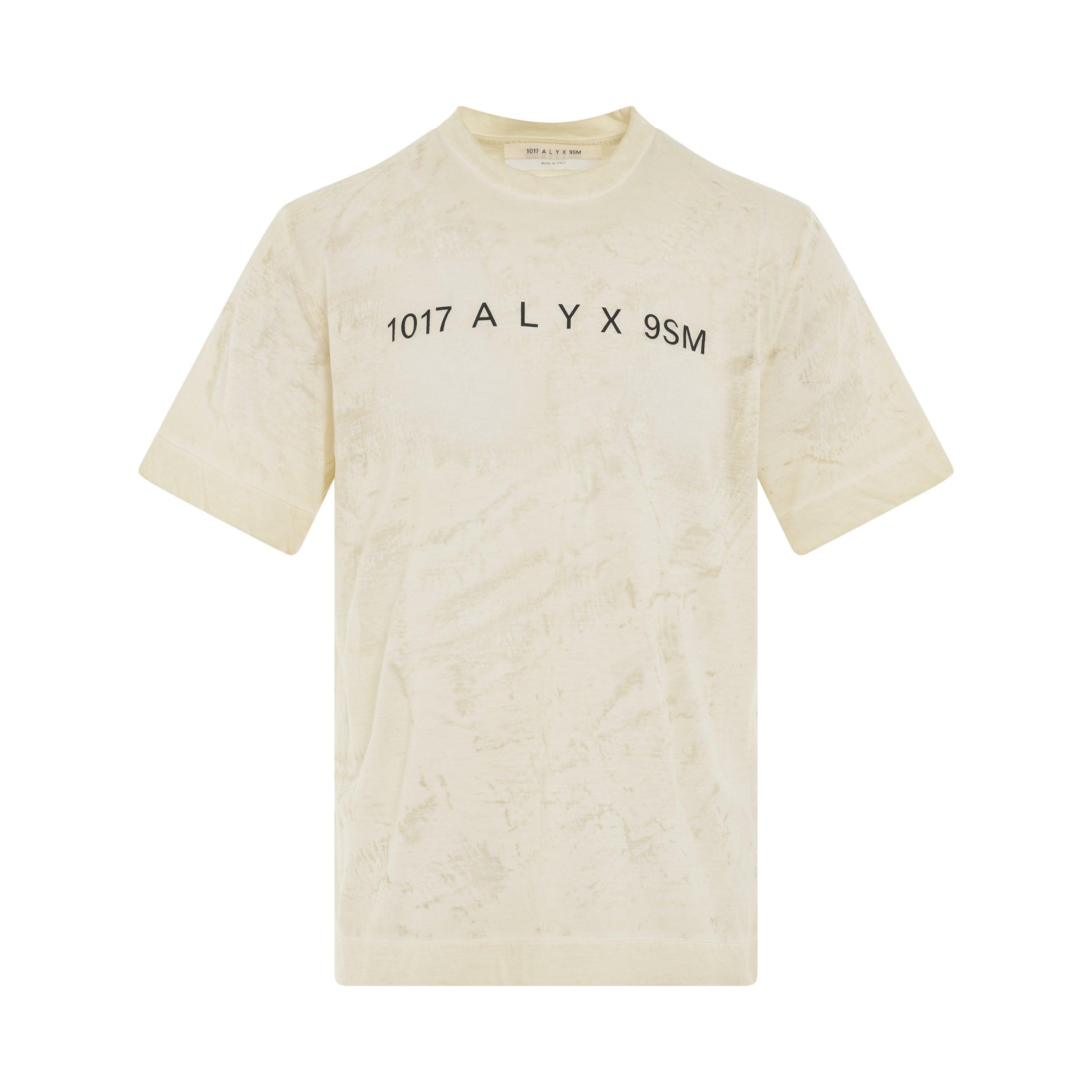 1017 ALYX 9SM Translucent Graphic S/s T-shirt In Off White in